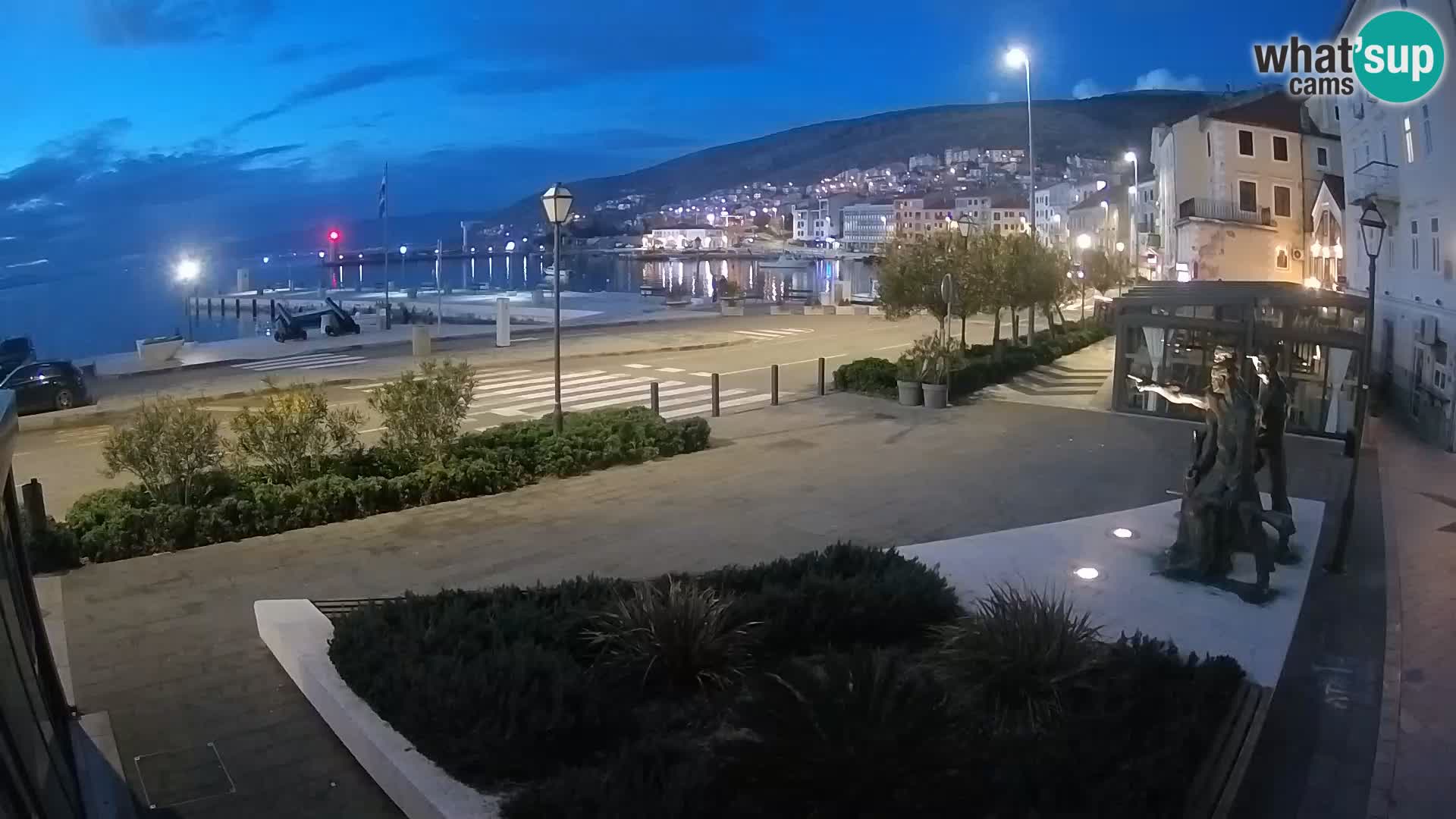 Spletna kamera v živo Senj riva – Hrvaška