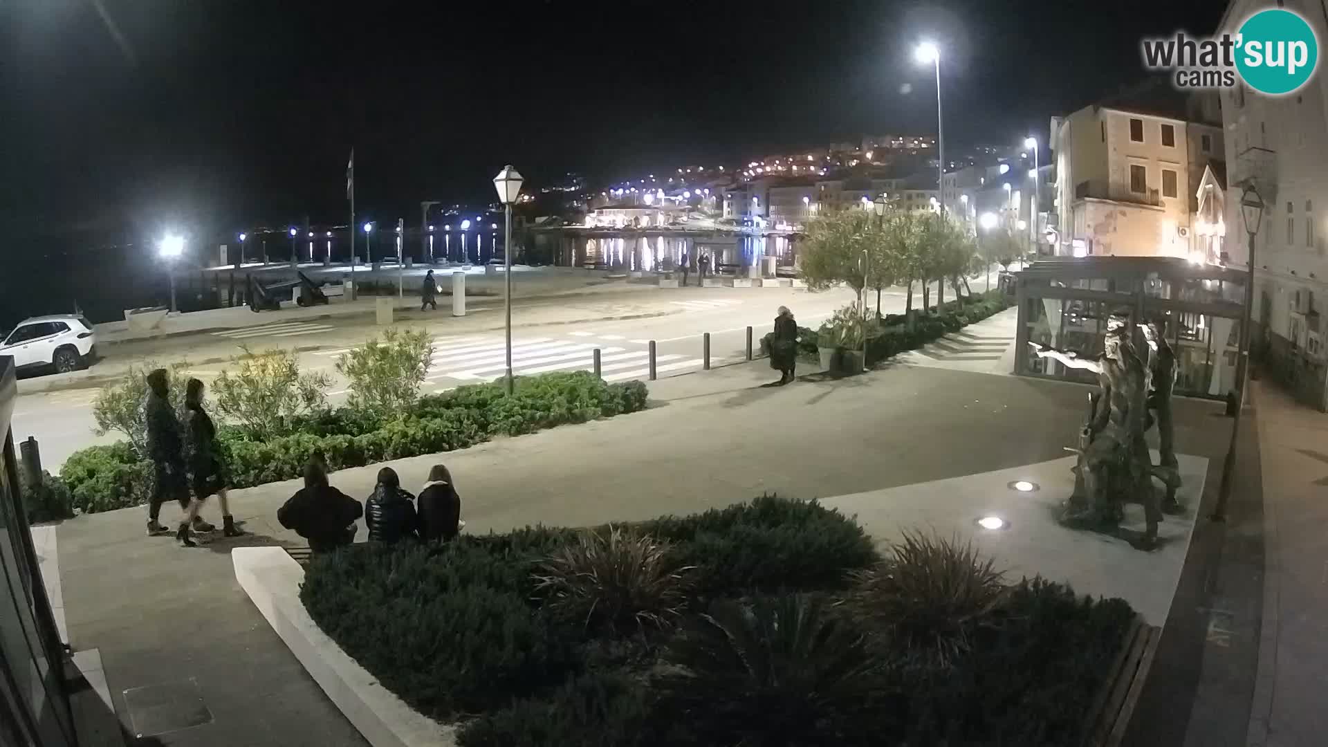 Live webcam Senj riva – fronte mare