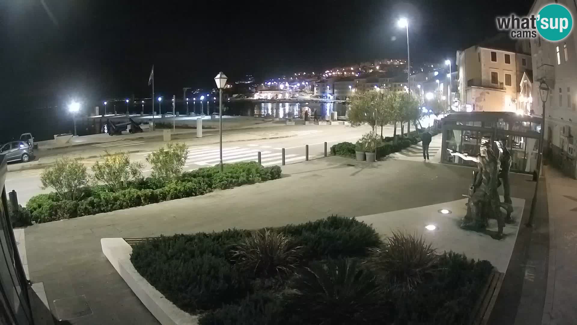 Live webcam Senj riva – seafront – Croatia