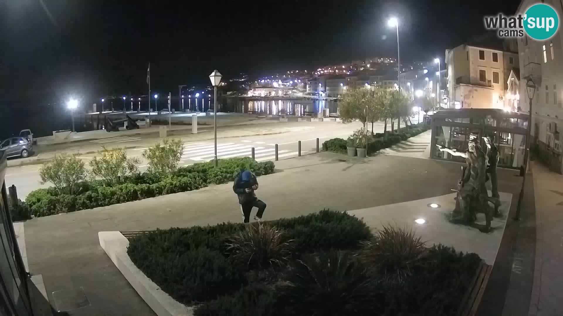 Live-Webcam Senj Riva – direkt am Meer – Kroatien