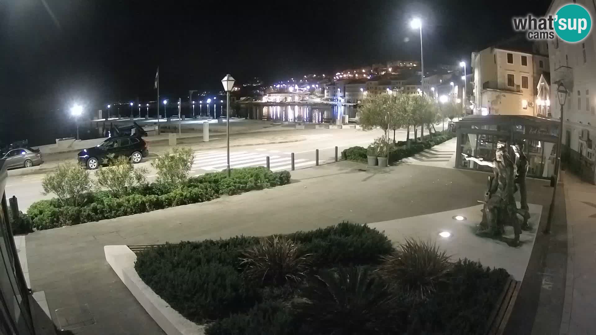 Live-Webcam Senj Riva – direkt am Meer – Kroatien