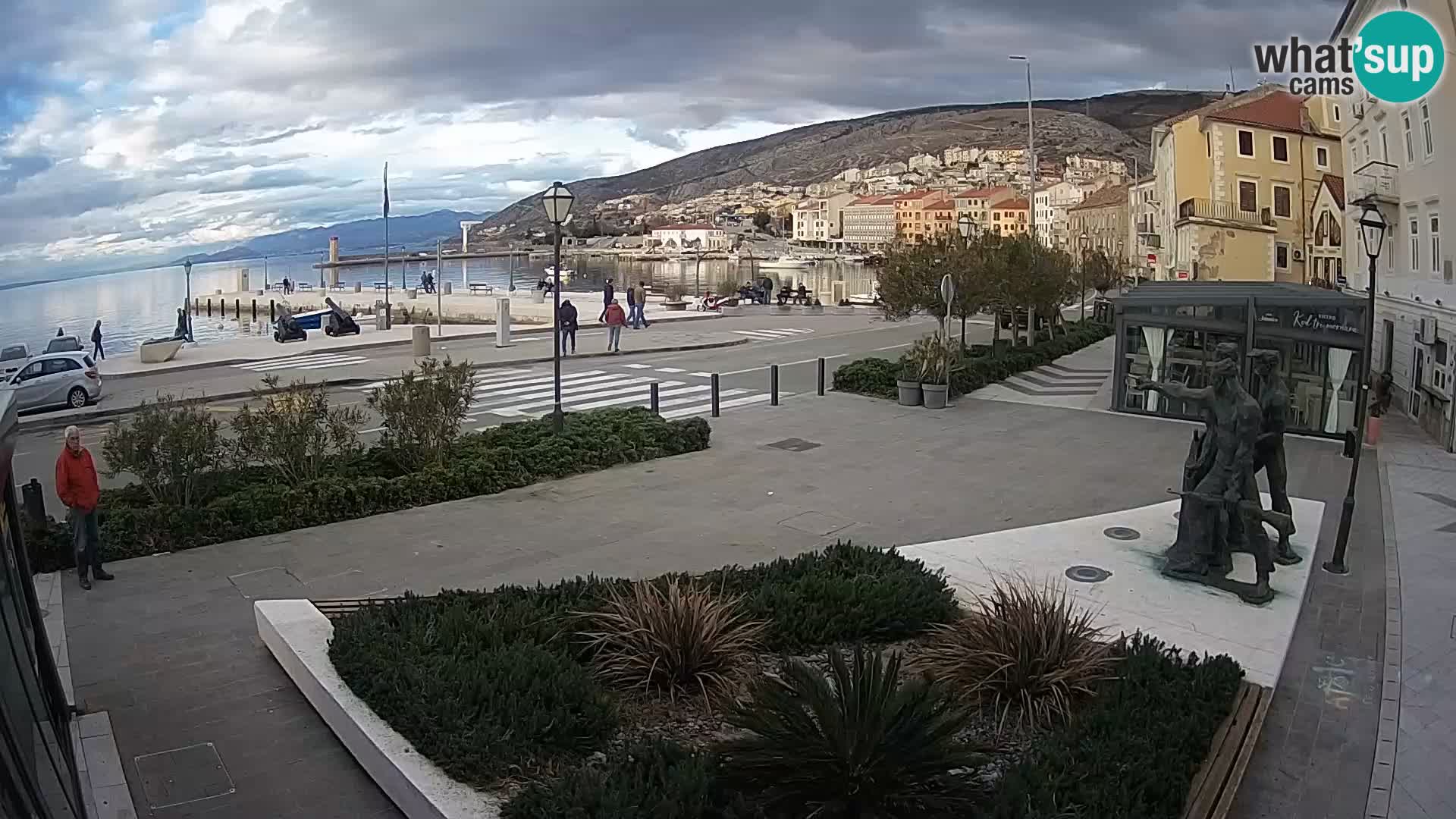 Spletna kamera v živo Senj riva – Hrvaška