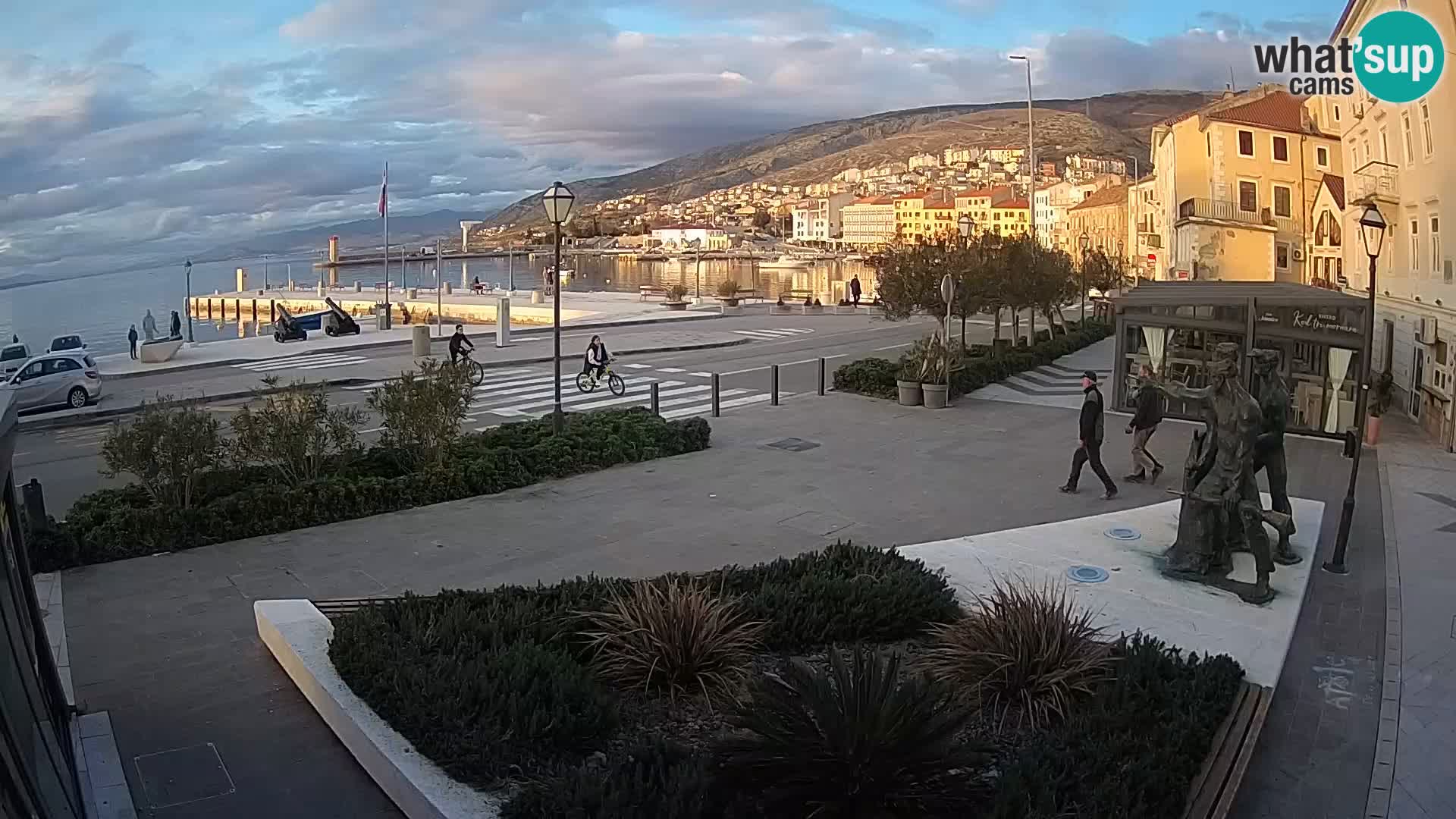 Live-Webcam Senj Riva – direkt am Meer – Kroatien