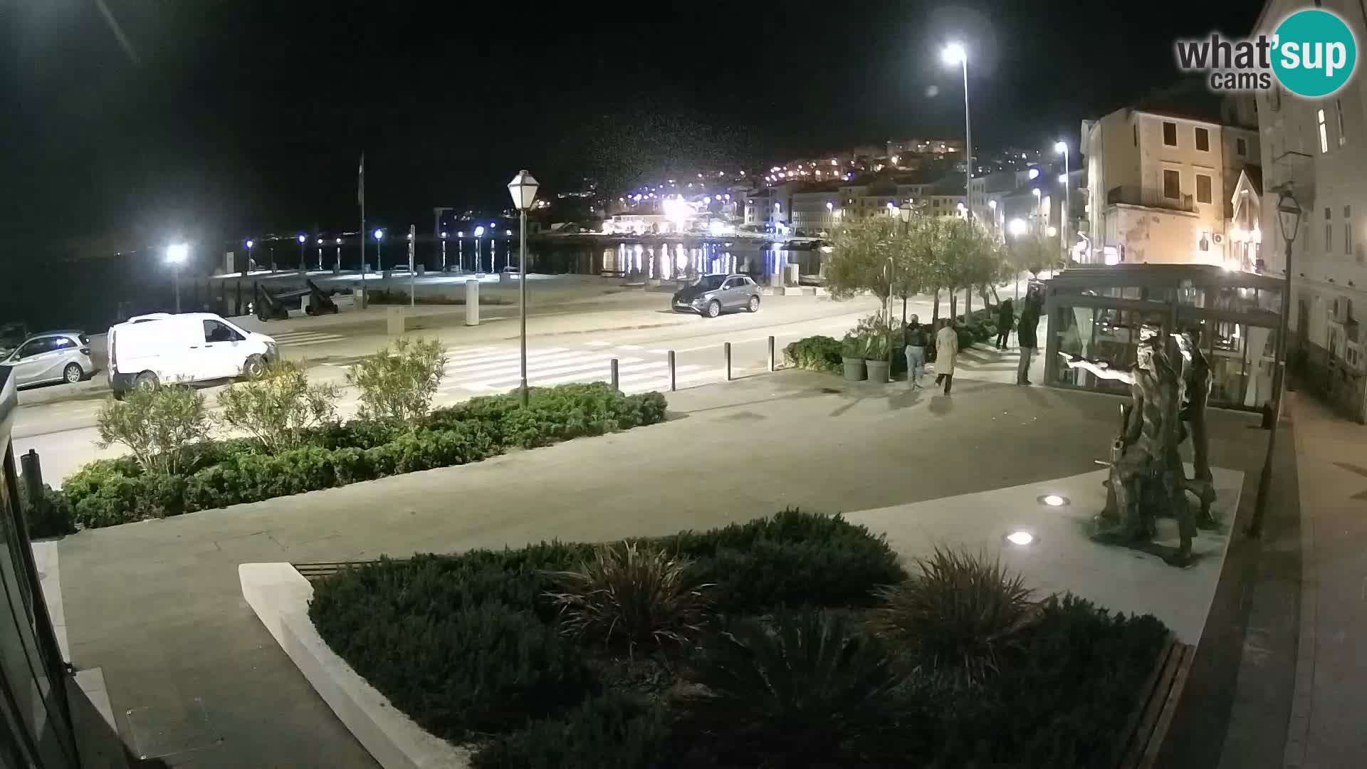 Live-Webcam Senj Riva – direkt am Meer – Kroatien