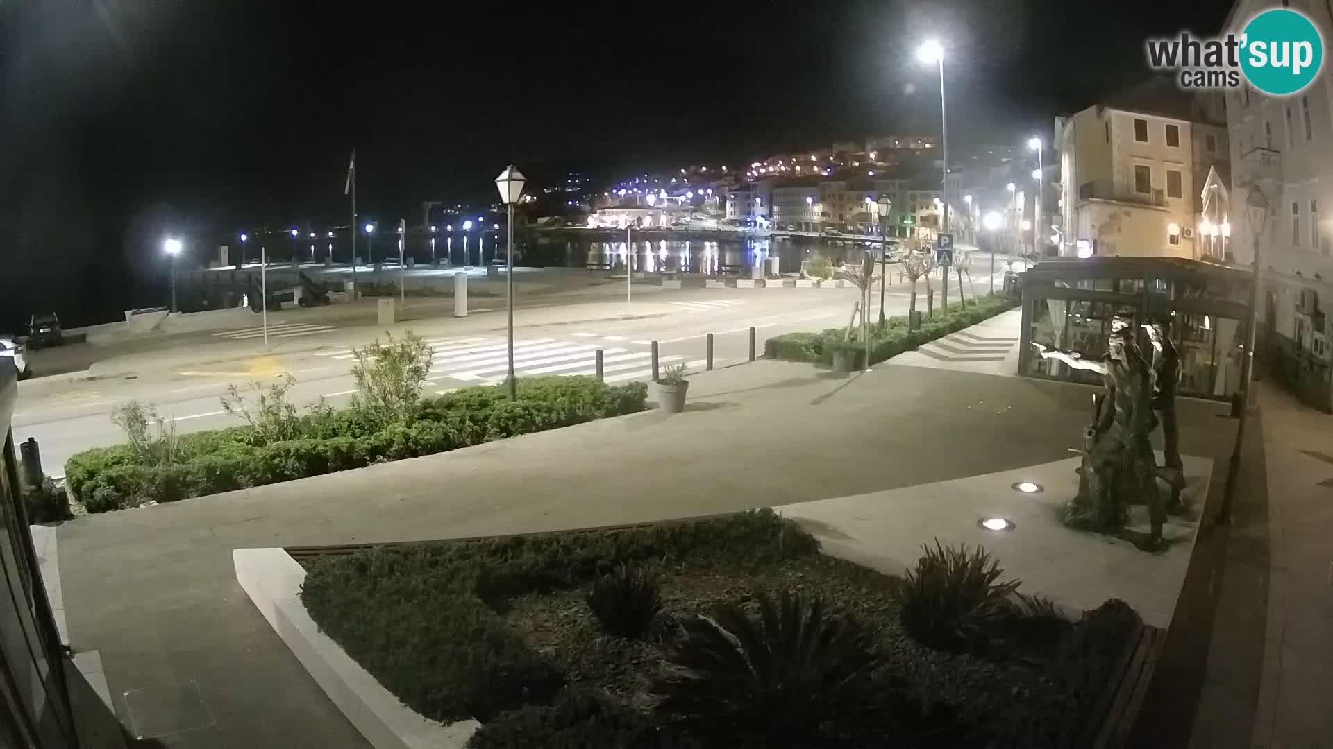 Live webcam Senj riva – seafront – Croatia