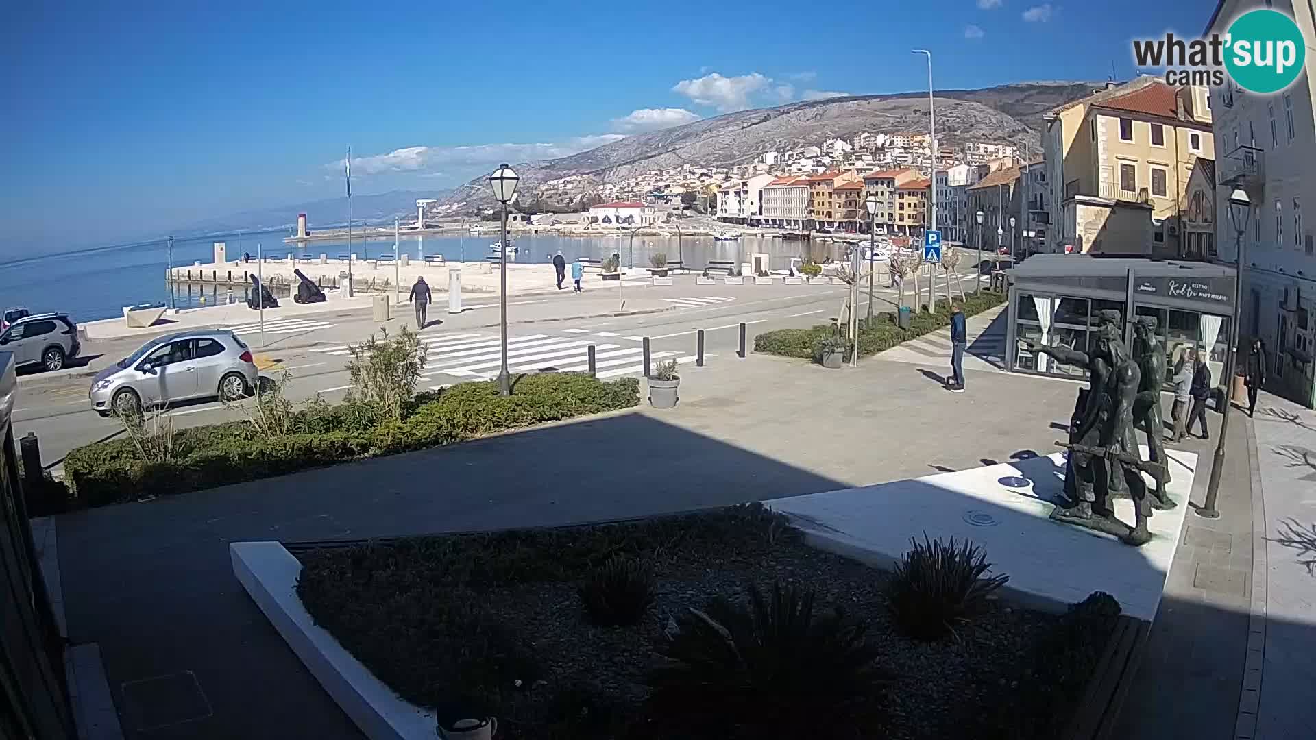 Live webcam Senj riva – seafront – Croatia
