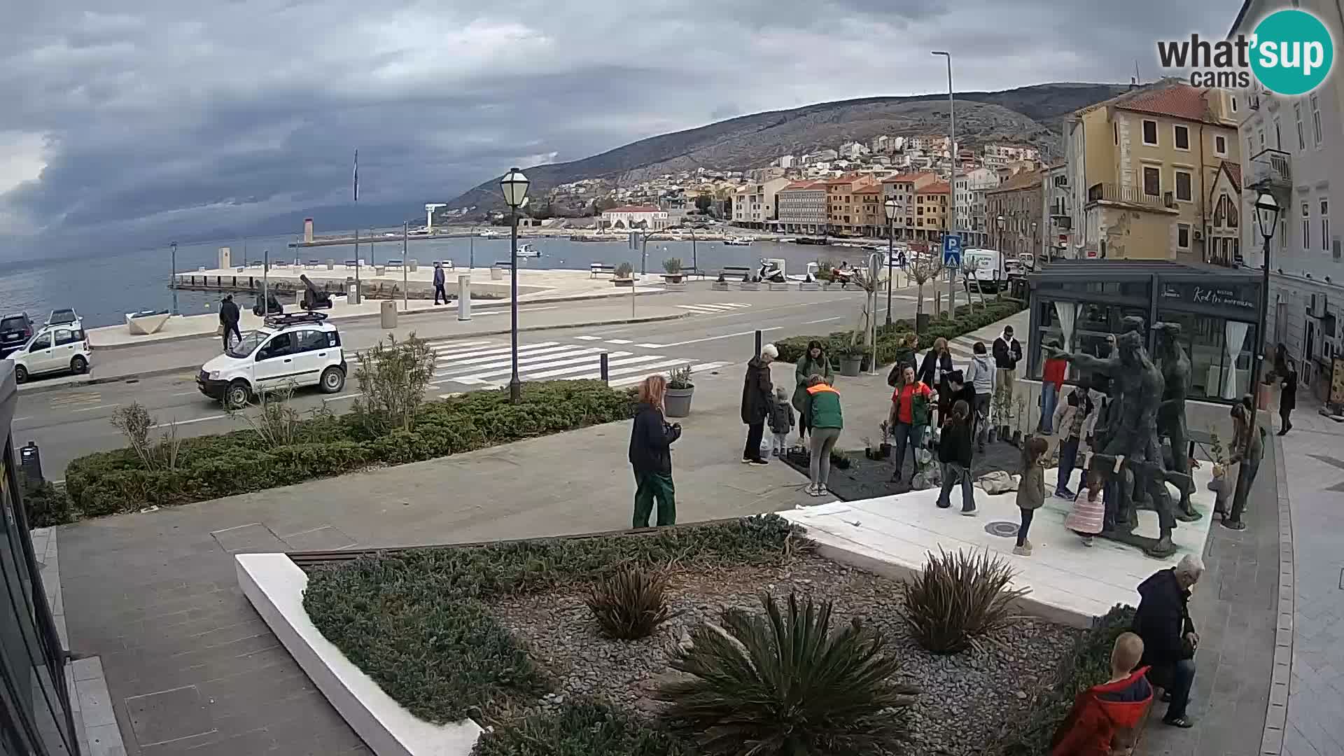 Spletna kamera v živo Senj riva – Hrvaška