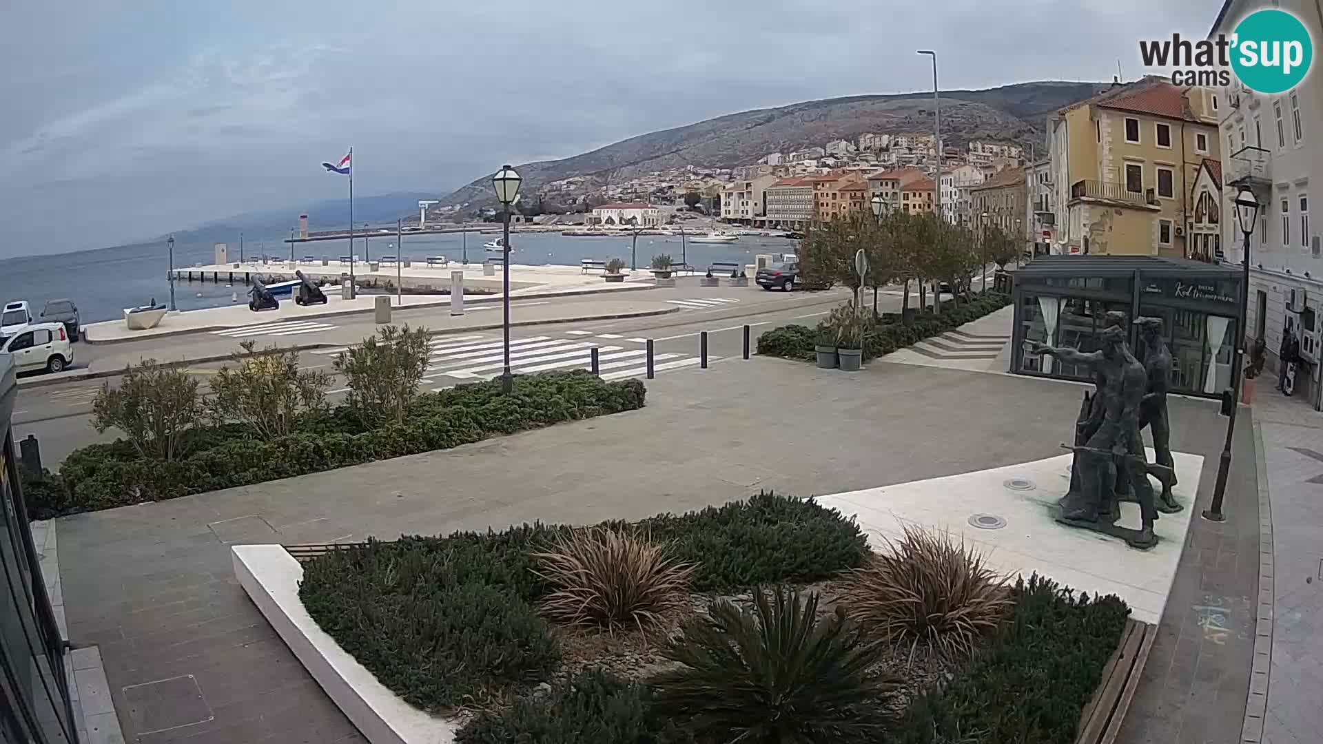 Live-Webcam Senj Riva – direkt am Meer – Kroatien