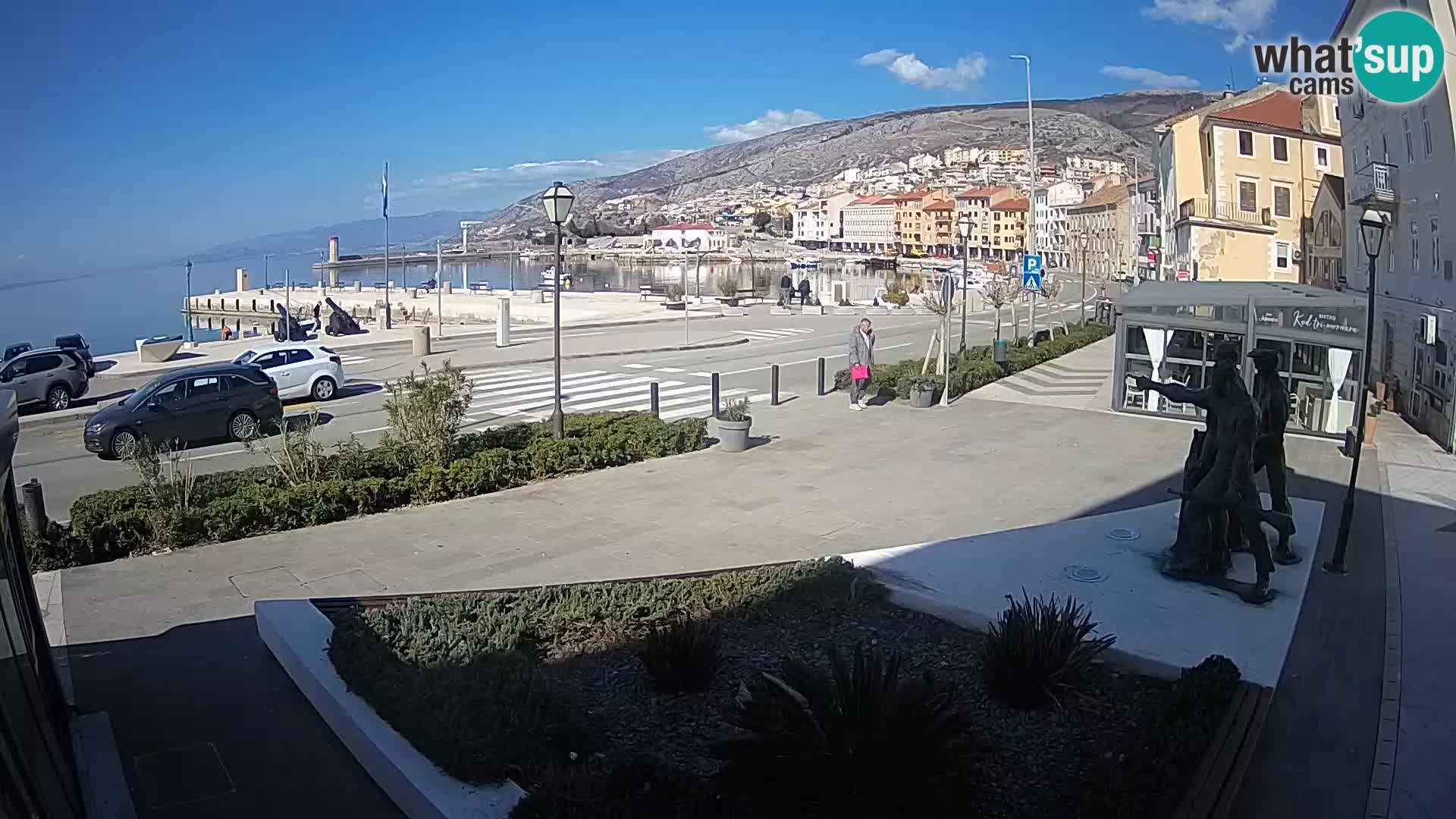 Webcam en vivo Senj riva – paseo marítimo