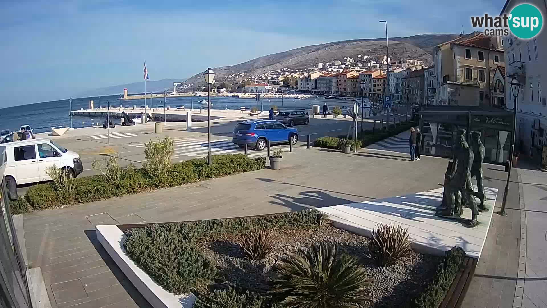 Live webcam Senj riva – fronte mare