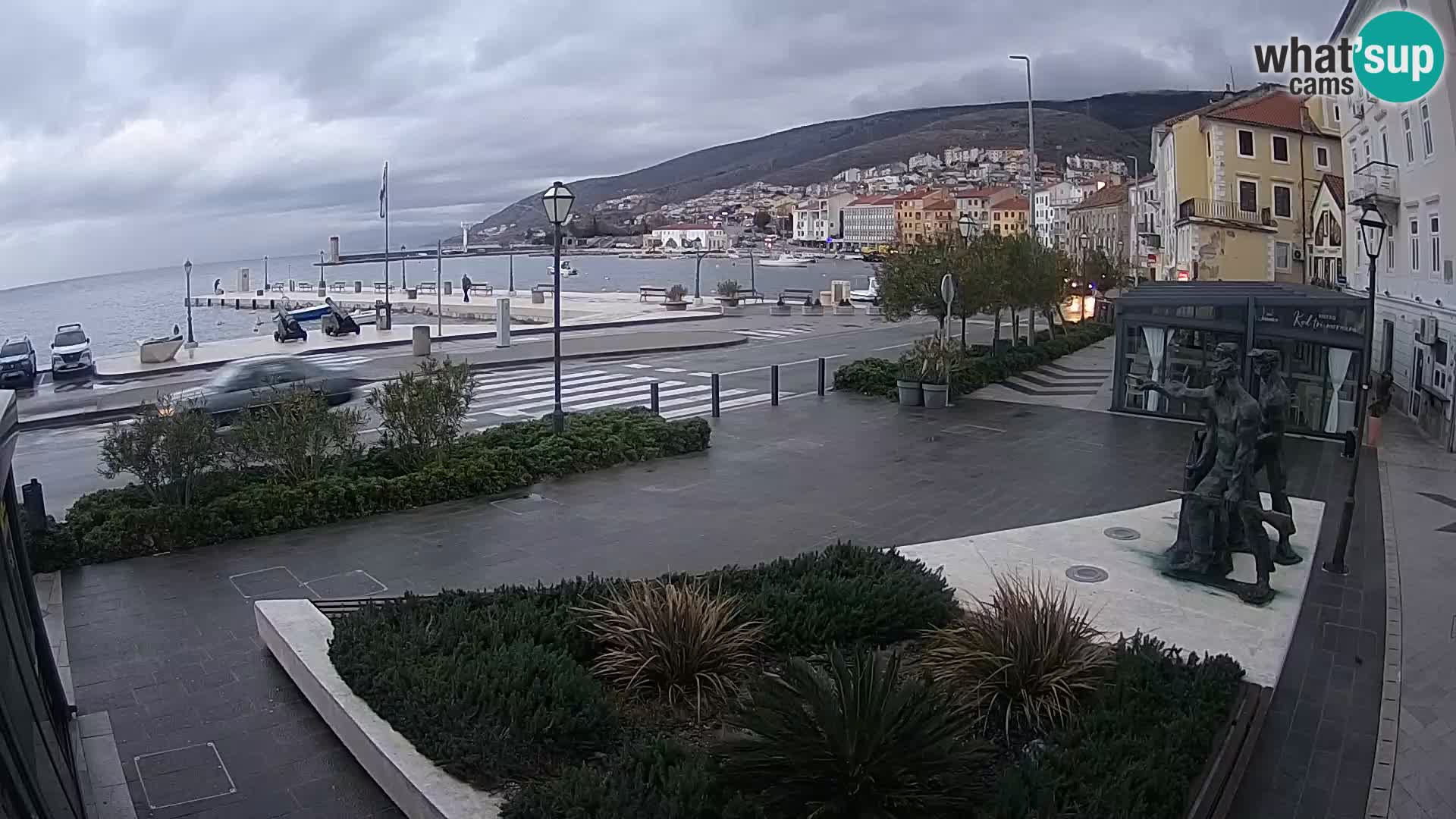 Live webcam Senj riva – seafront – Croatia