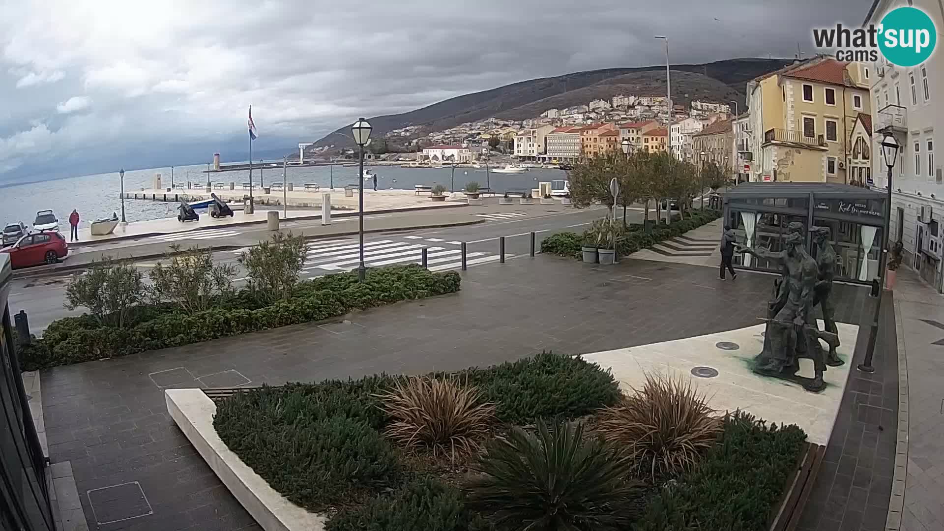 Live webcam Senj riva – seafront – Croatia