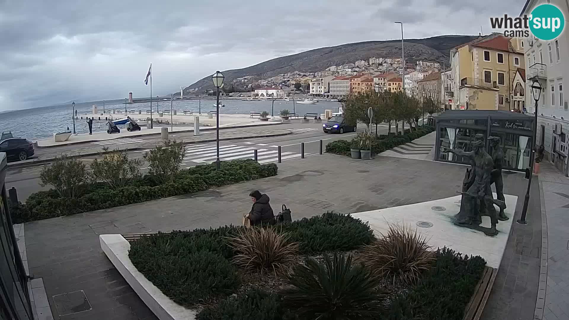 Live-Webcam Senj Riva – direkt am Meer – Kroatien
