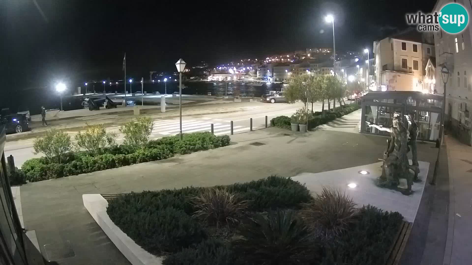 Live-Webcam Senj Riva – direkt am Meer – Kroatien