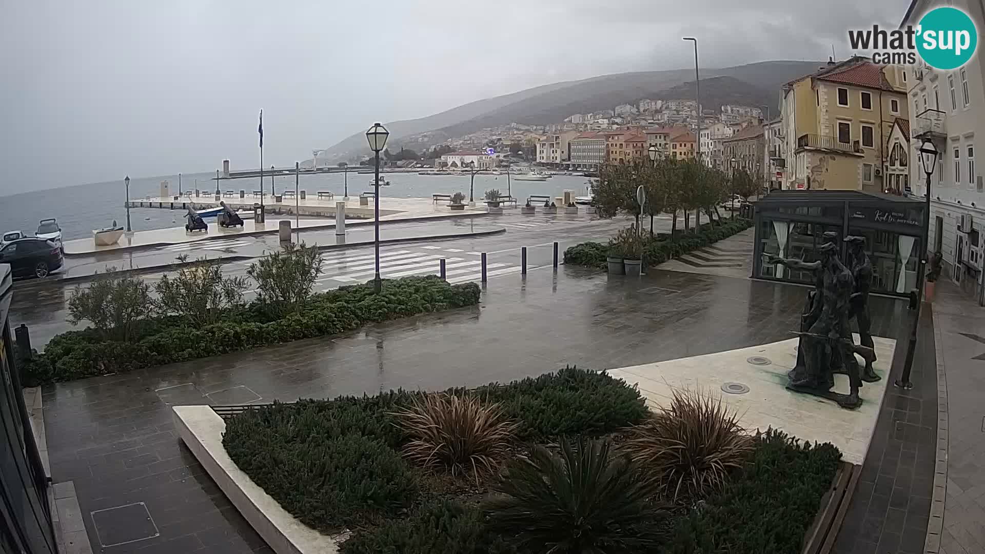 Live webcam Senj riva – seafront – Croatia