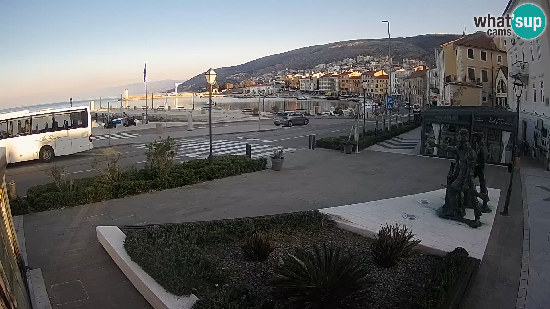Live webcam Senj riva – seafront – Croatia