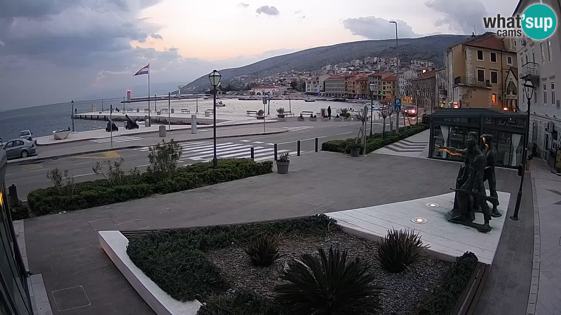 Spletna kamera v živo Senj riva – Hrvaška