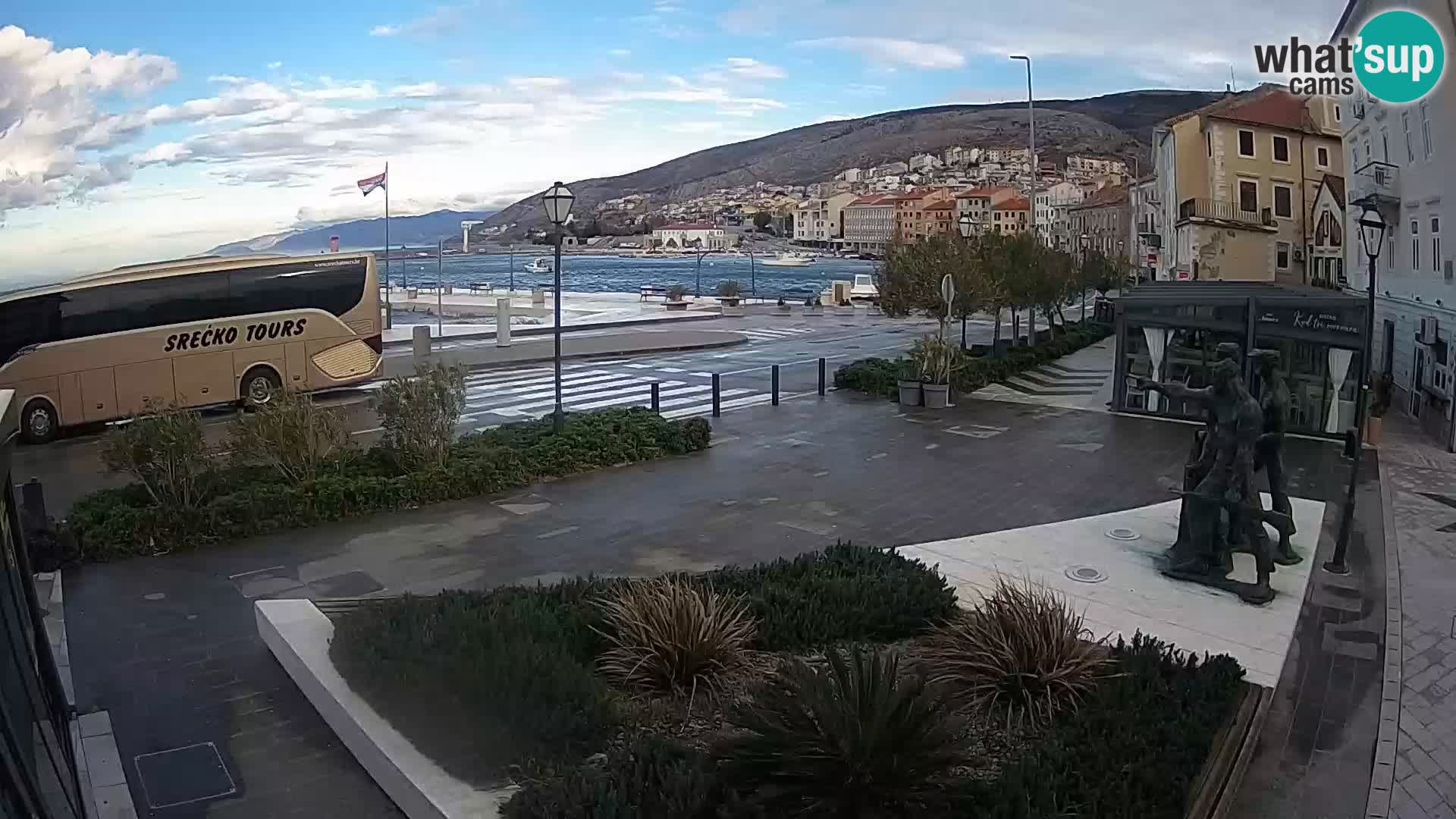 Live webcam Senj riva – seafront – Croatia