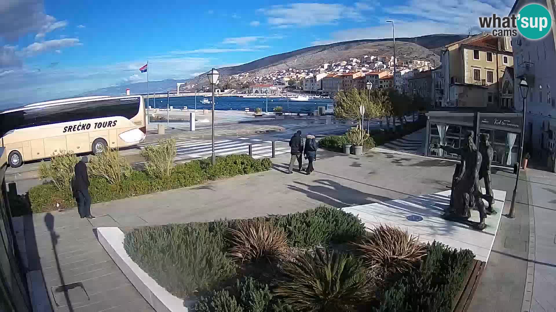 Live webcam Senj riva – seafront – Croatia