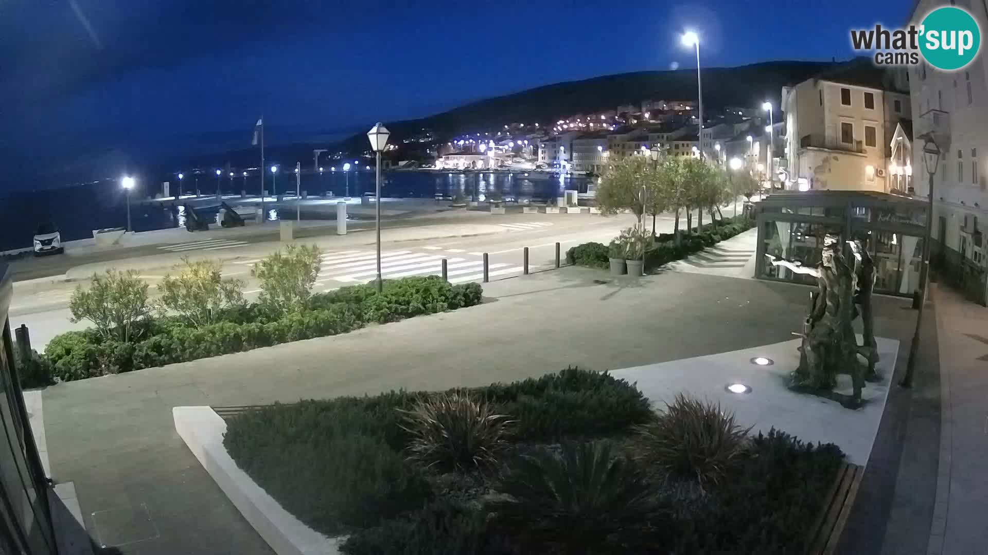 Live-Webcam Senj Riva – direkt am Meer – Kroatien