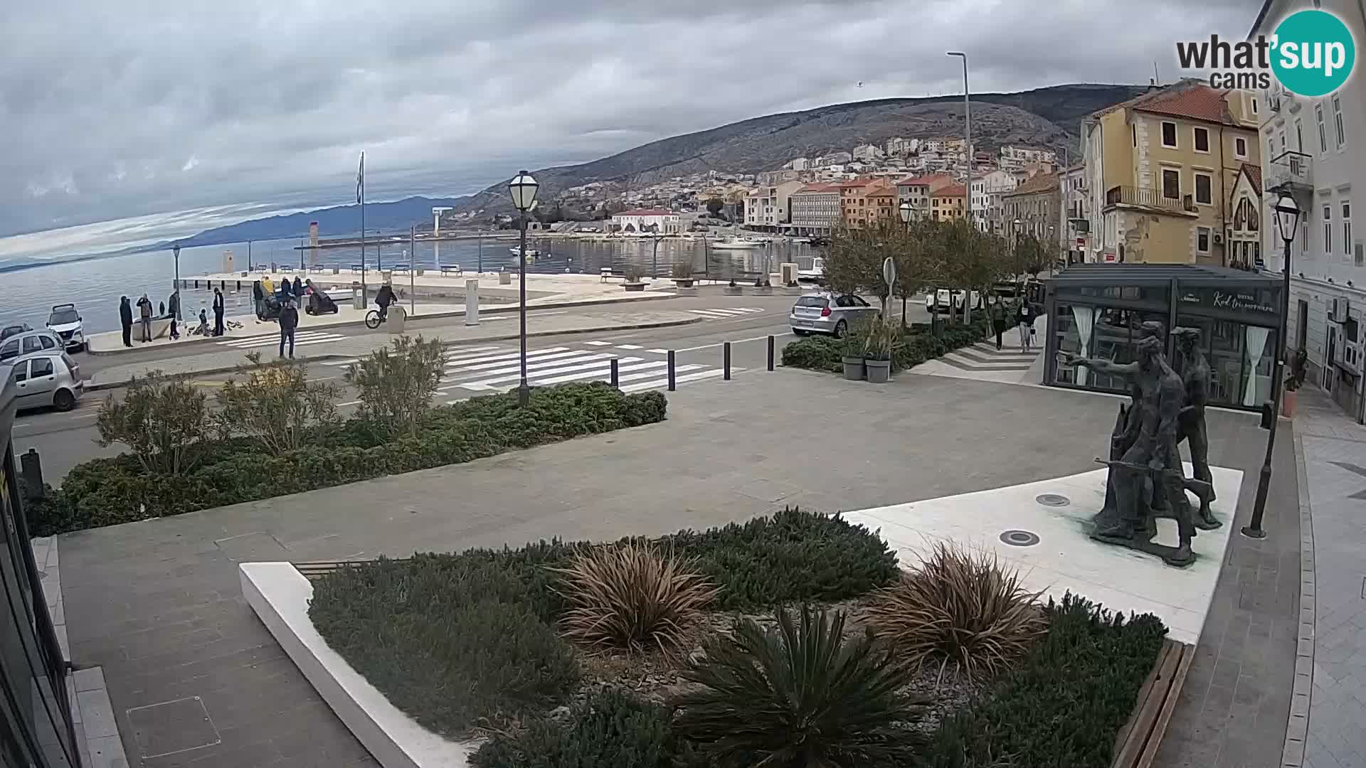 Live webcam Senj riva – seafront – Croatia