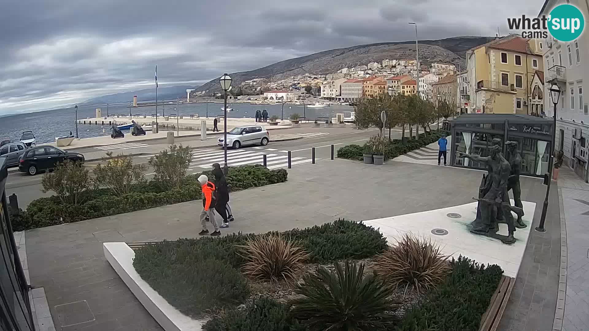 Live-Webcam Senj Riva – direkt am Meer – Kroatien