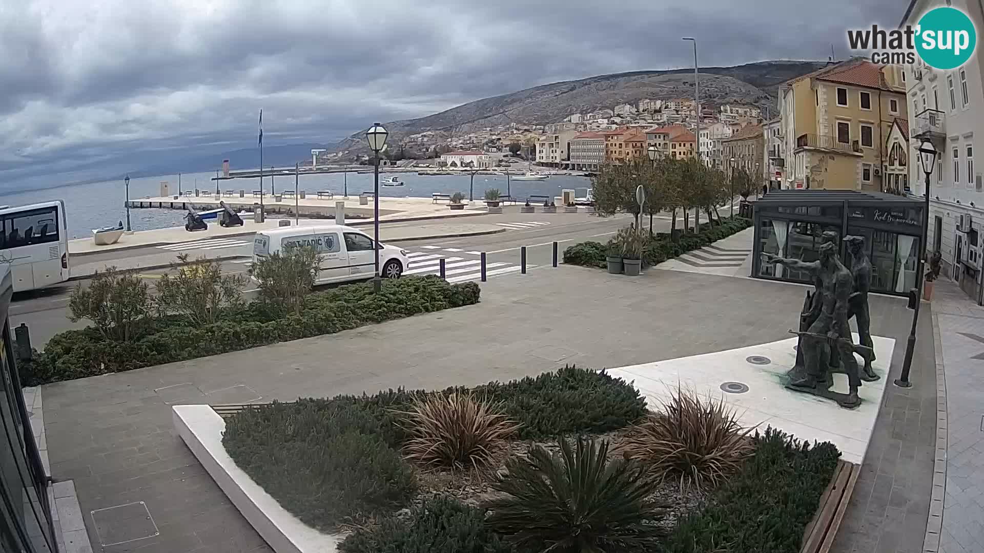 Live-Webcam Senj Riva – direkt am Meer – Kroatien