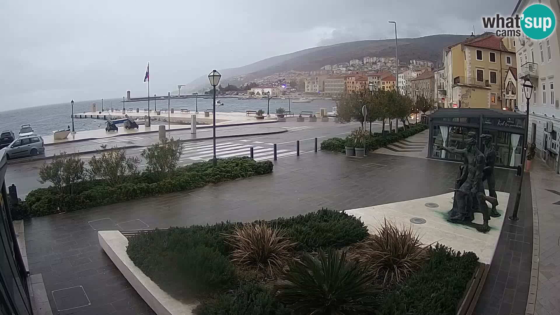 Webcam en vivo Senj riva – paseo marítimo