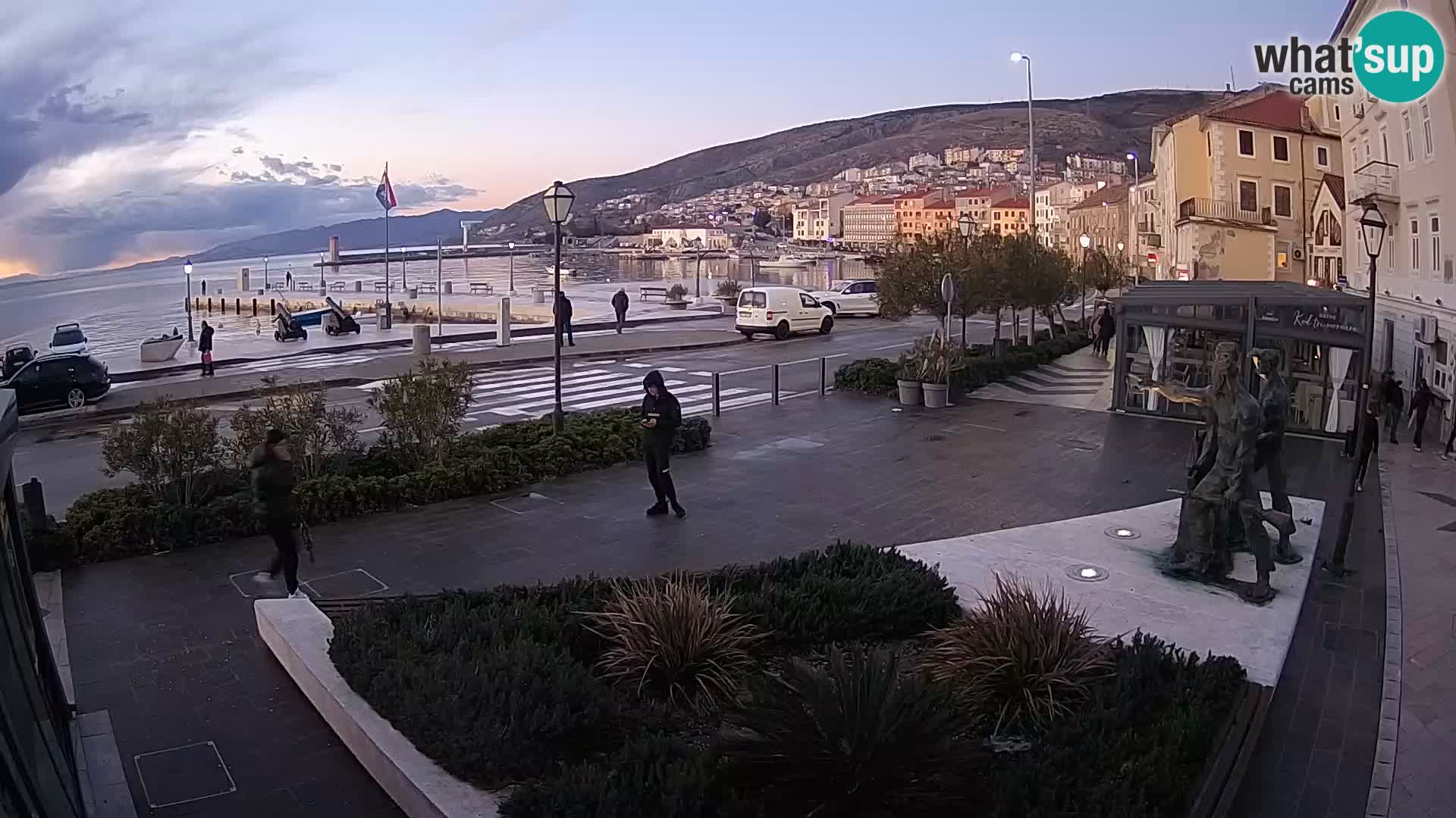 Live-Webcam Senj Riva – direkt am Meer – Kroatien