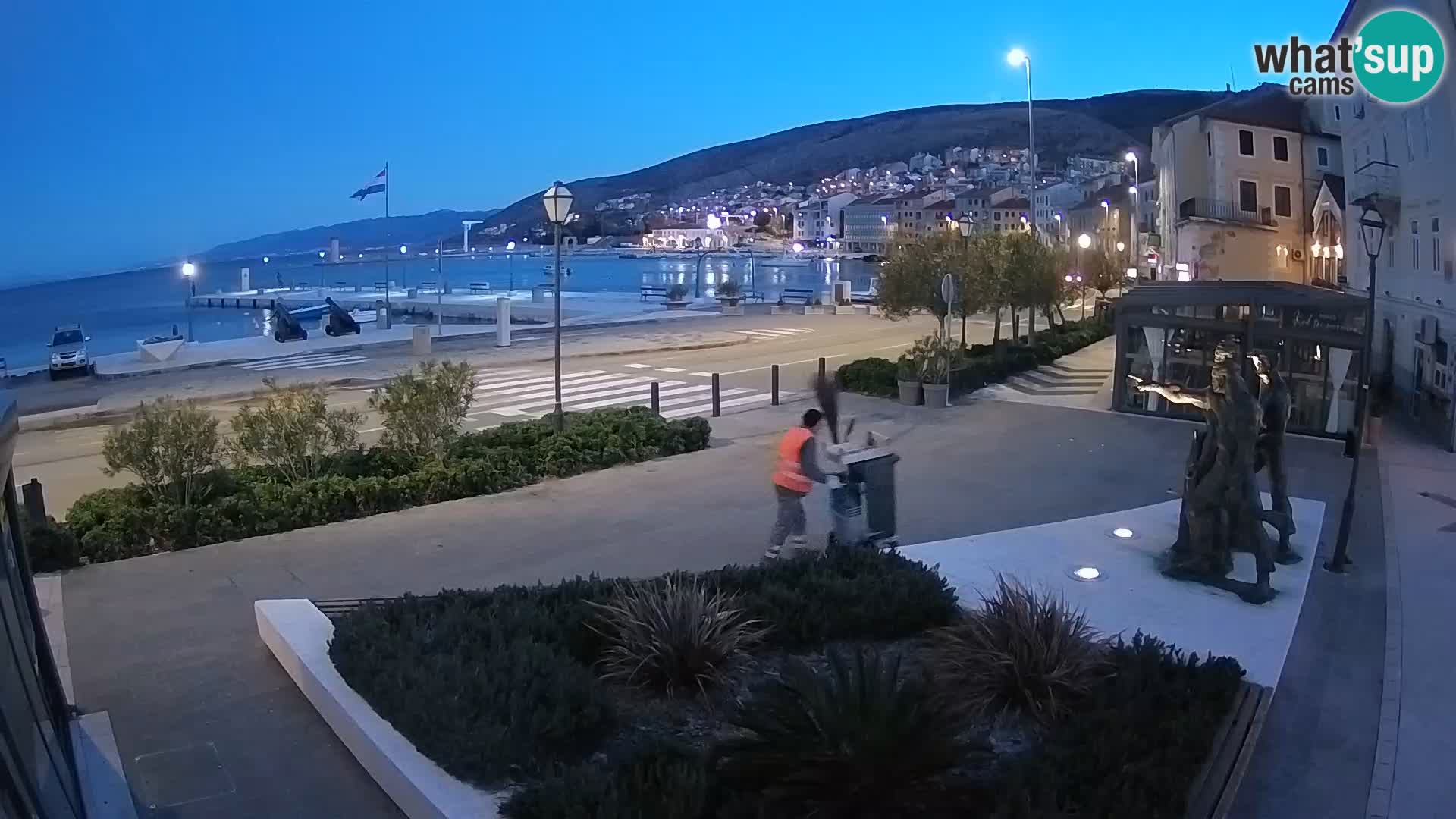 Spletna kamera v živo Senj riva – Hrvaška