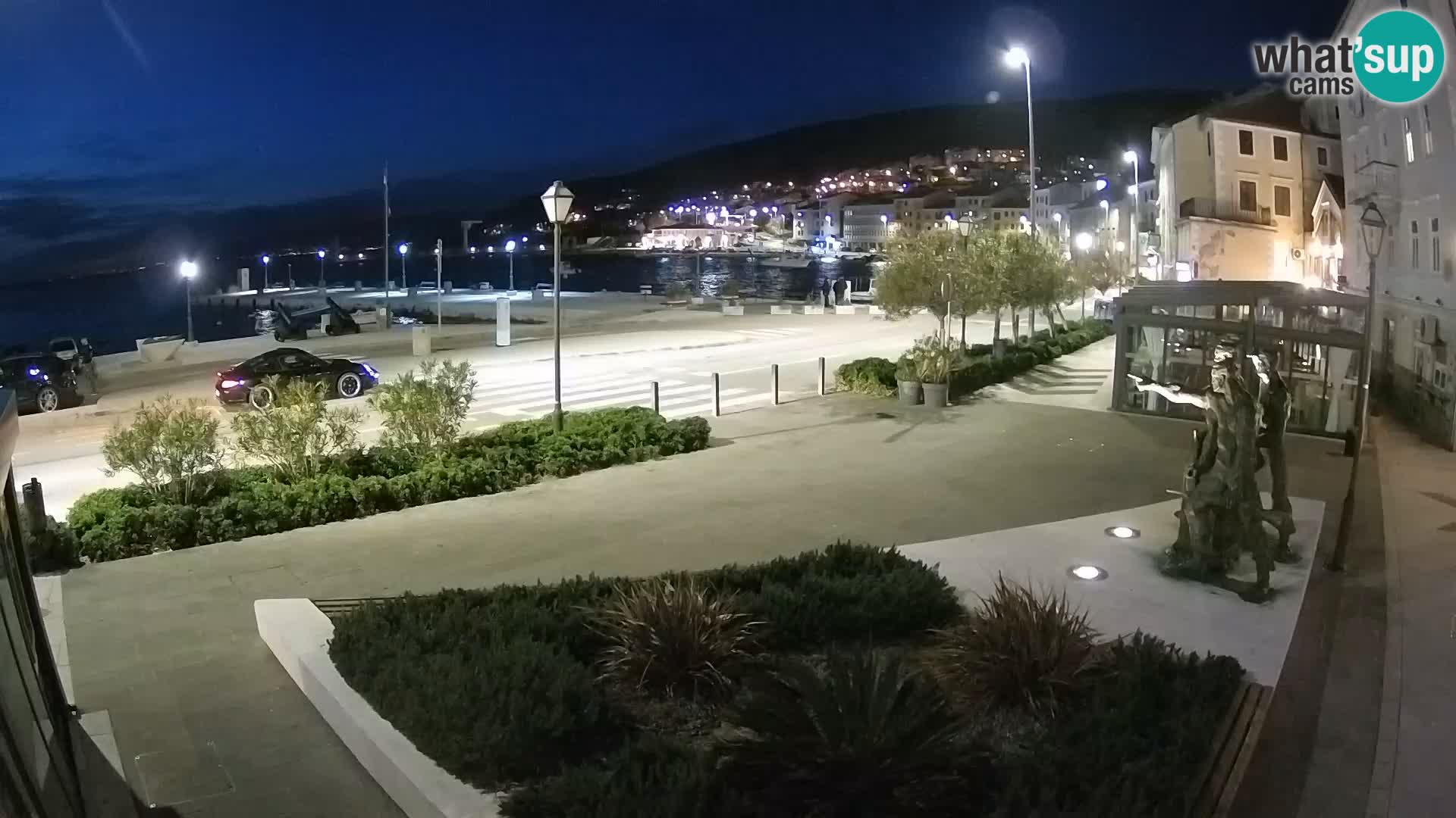 Live-Webcam Senj Riva – direkt am Meer – Kroatien