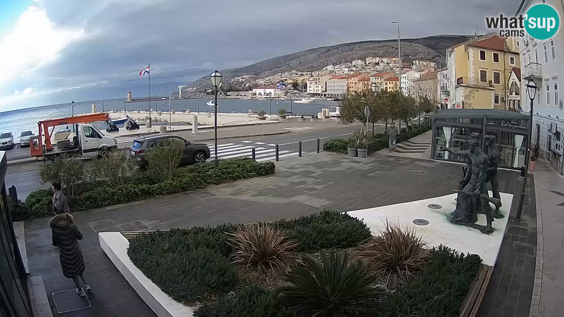 Webcam en vivo Senj riva – paseo marítimo