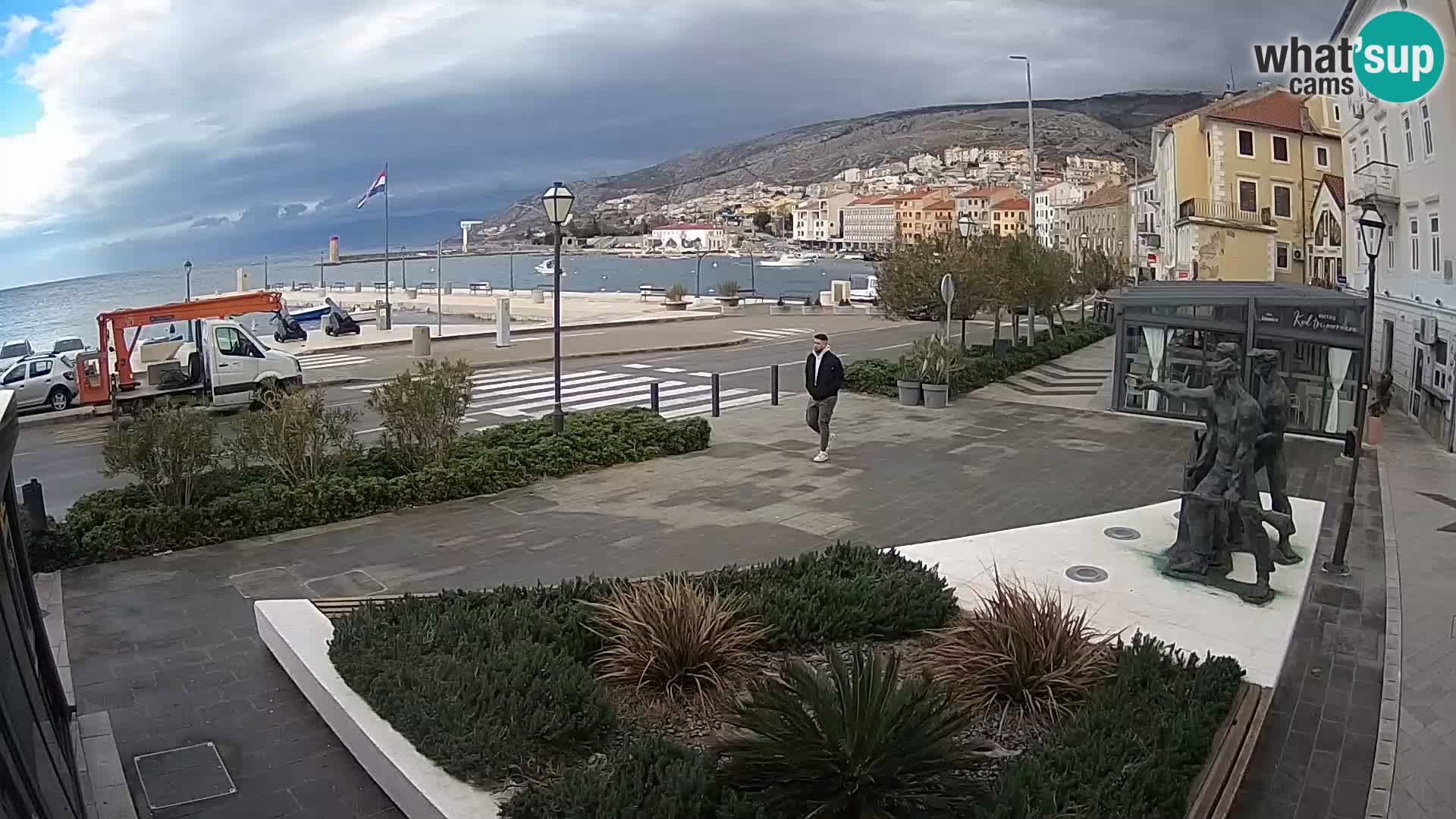 Live-Webcam Senj Riva – direkt am Meer – Kroatien