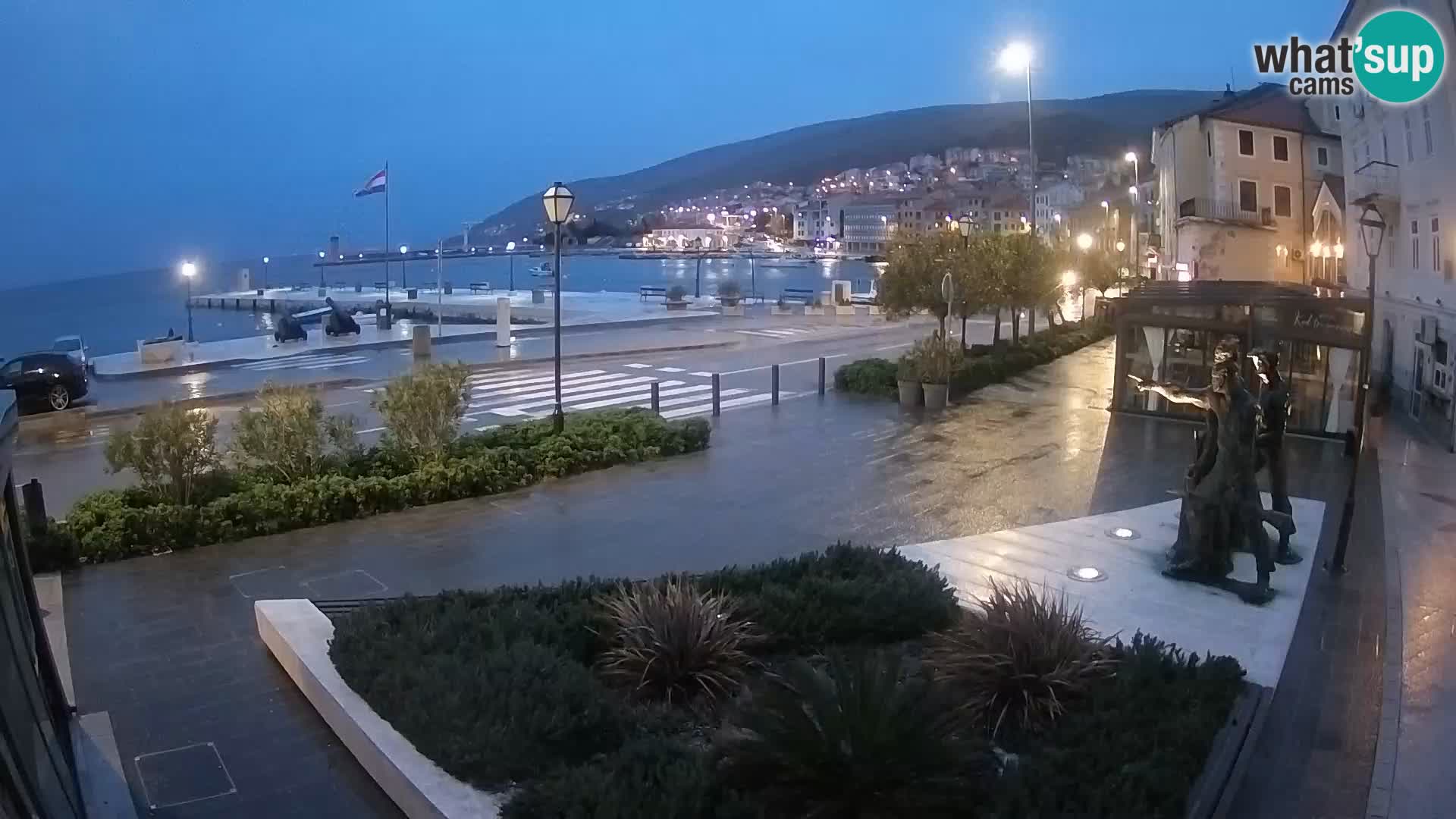 Live webcam Senj riva – fronte mare