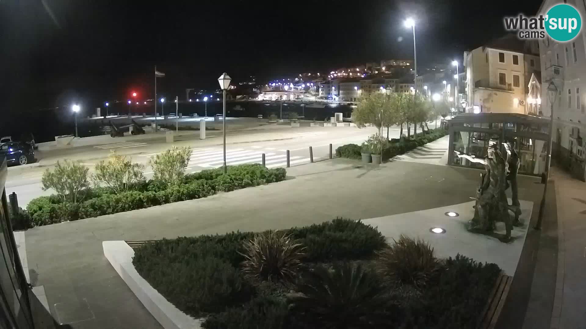 Live webcam Senj riva – fronte mare