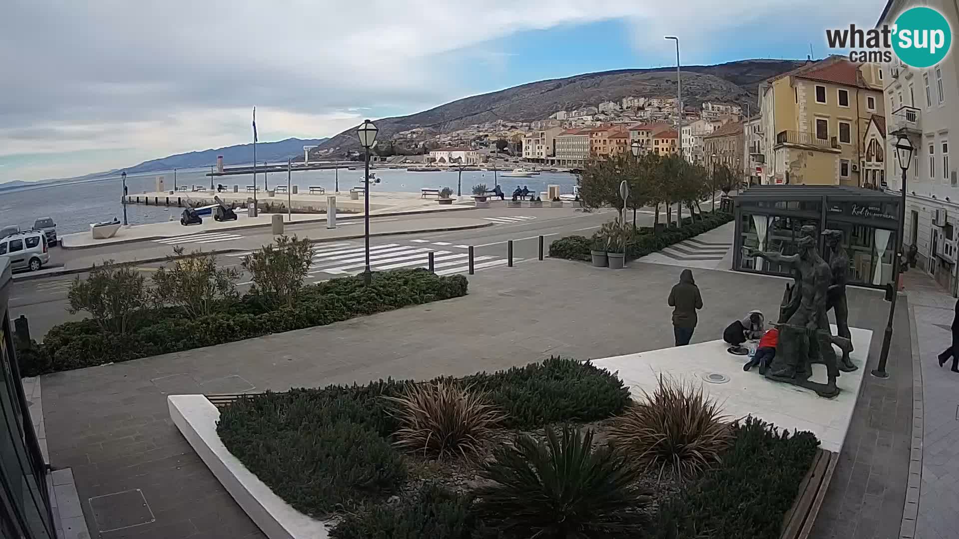 Spletna kamera v živo Senj riva – Hrvaška