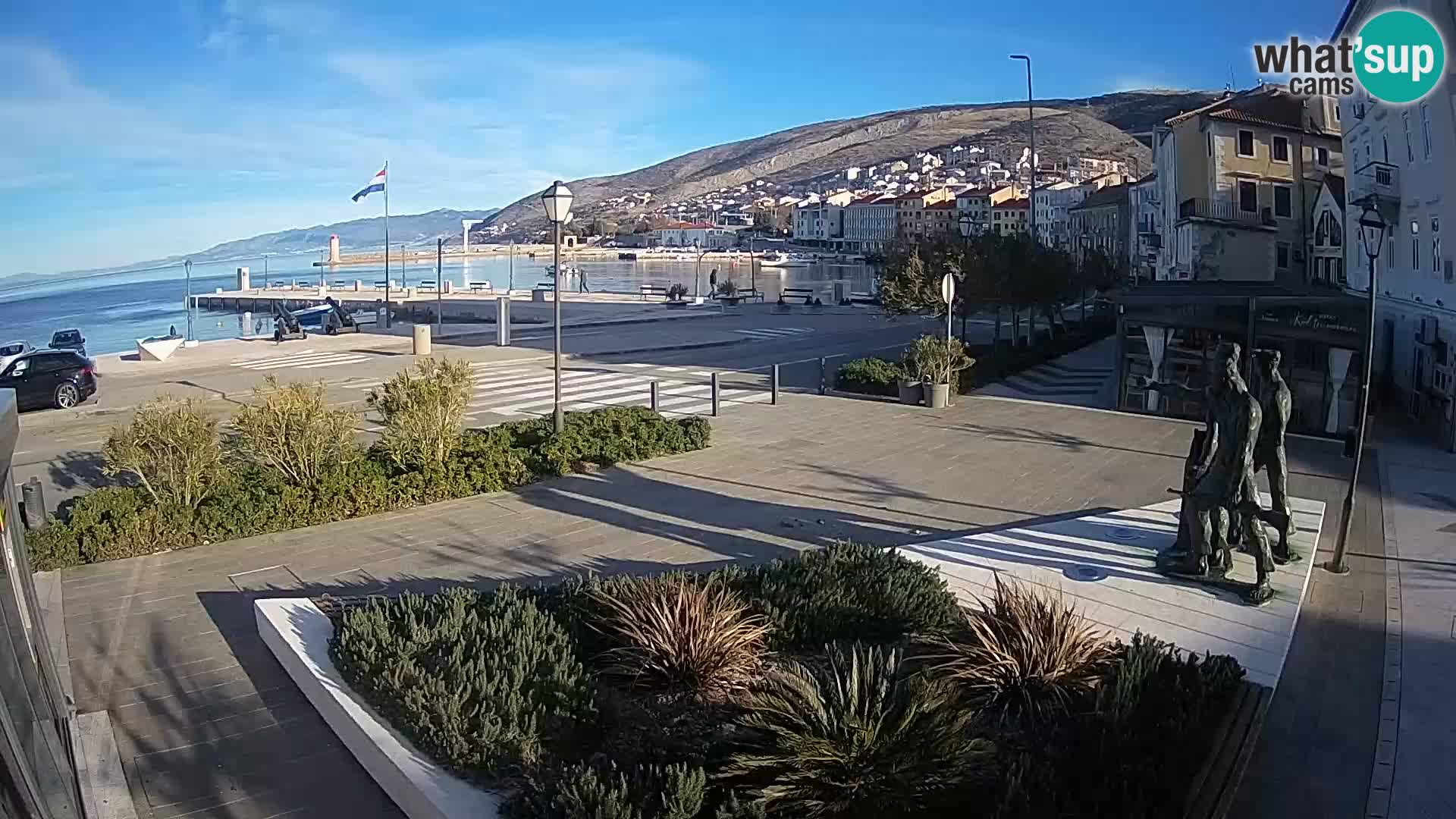 Webcam en vivo Senj riva – paseo marítimo