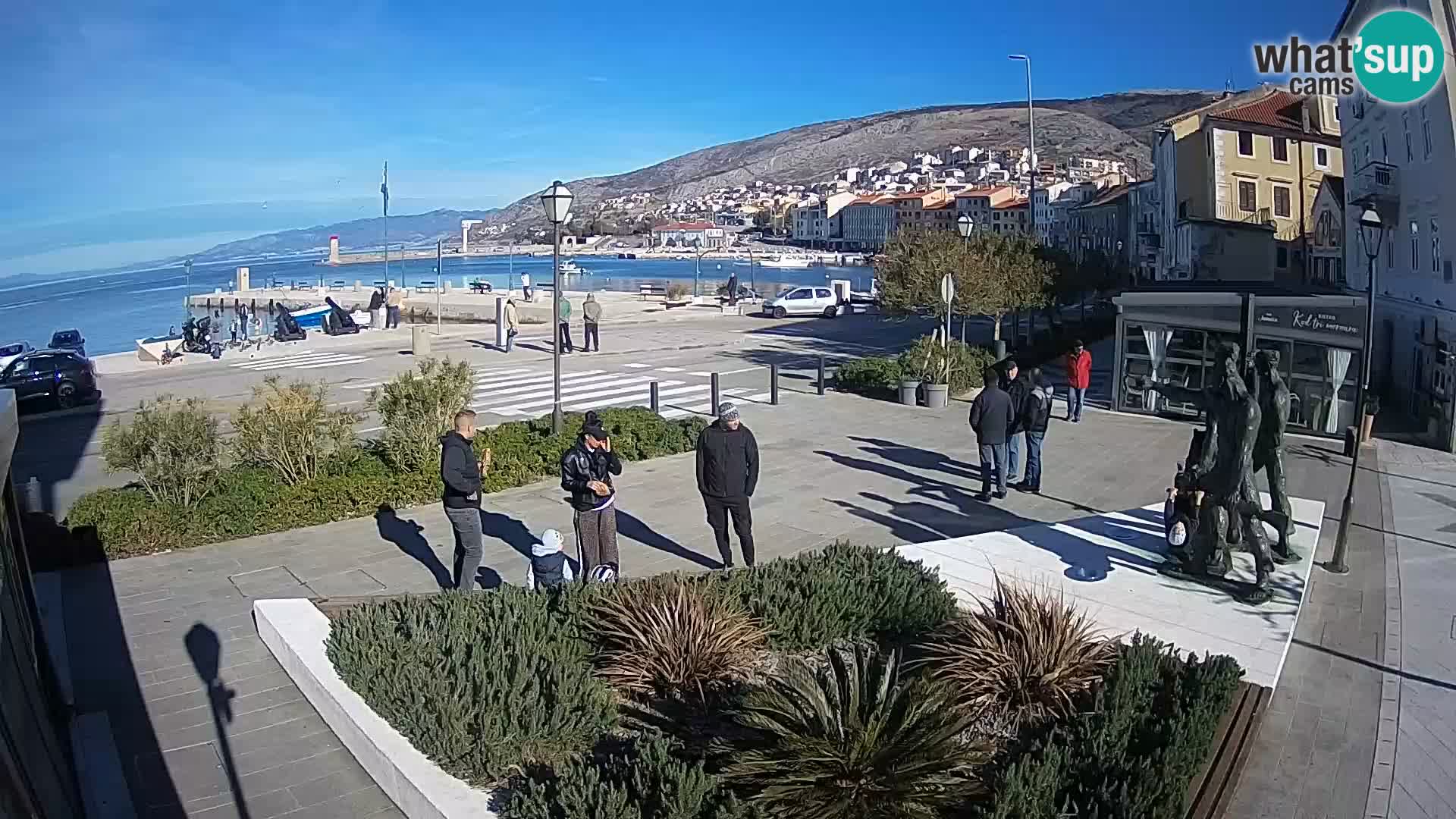 Live-Webcam Senj Riva – direkt am Meer – Kroatien
