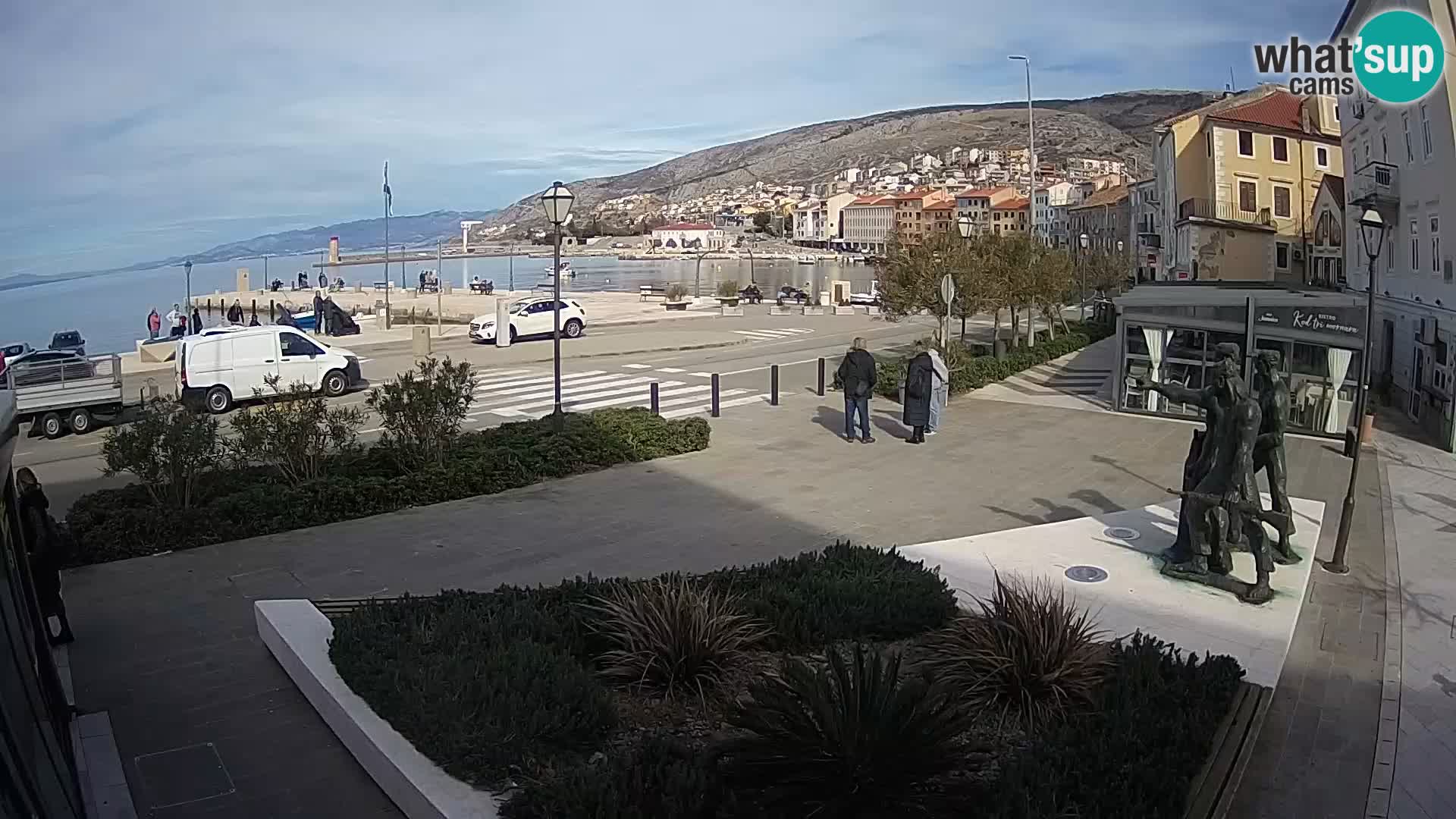 Live webcam Senj riva – seafront – Croatia