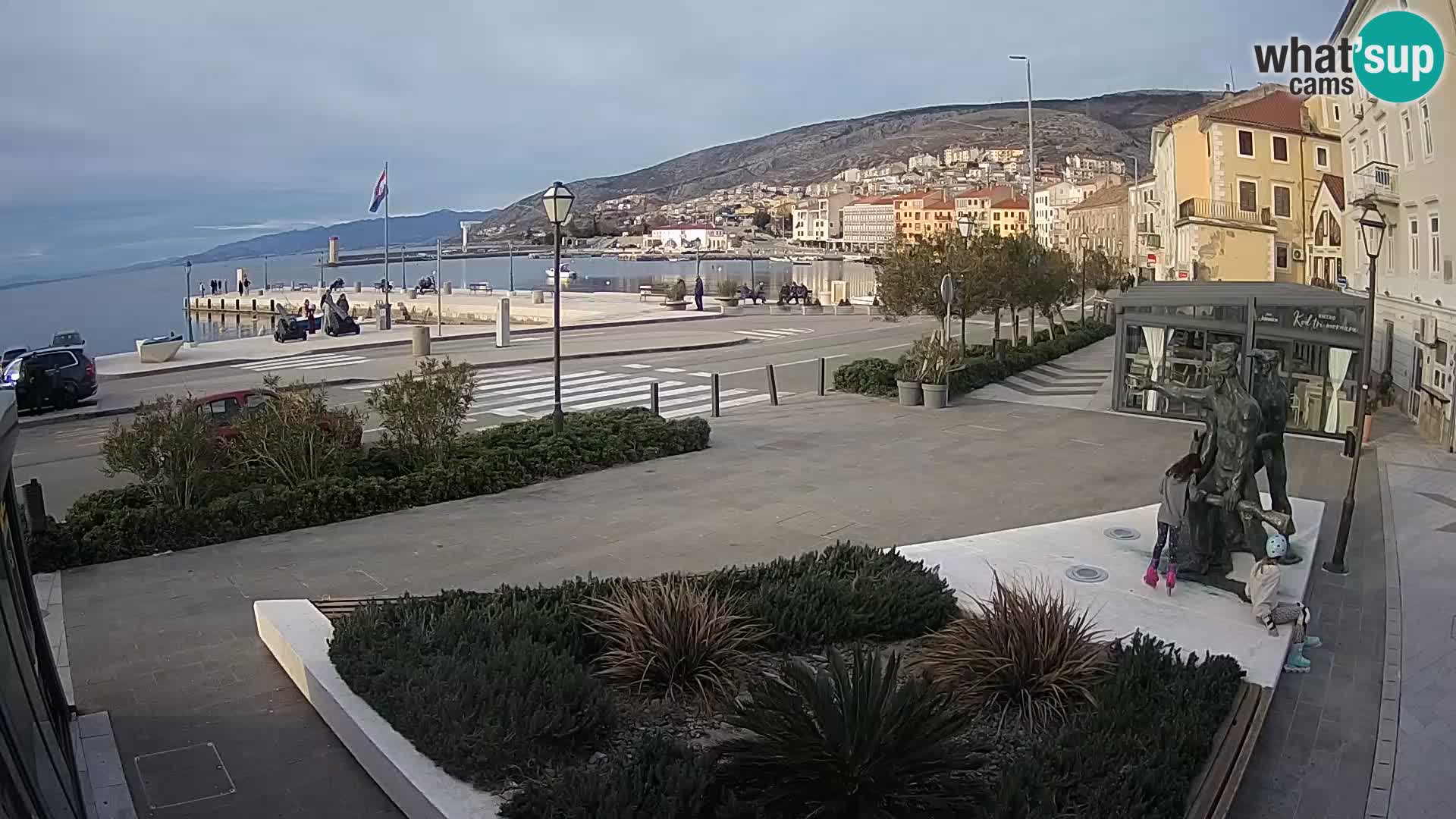 Spletna kamera v živo Senj riva – Hrvaška