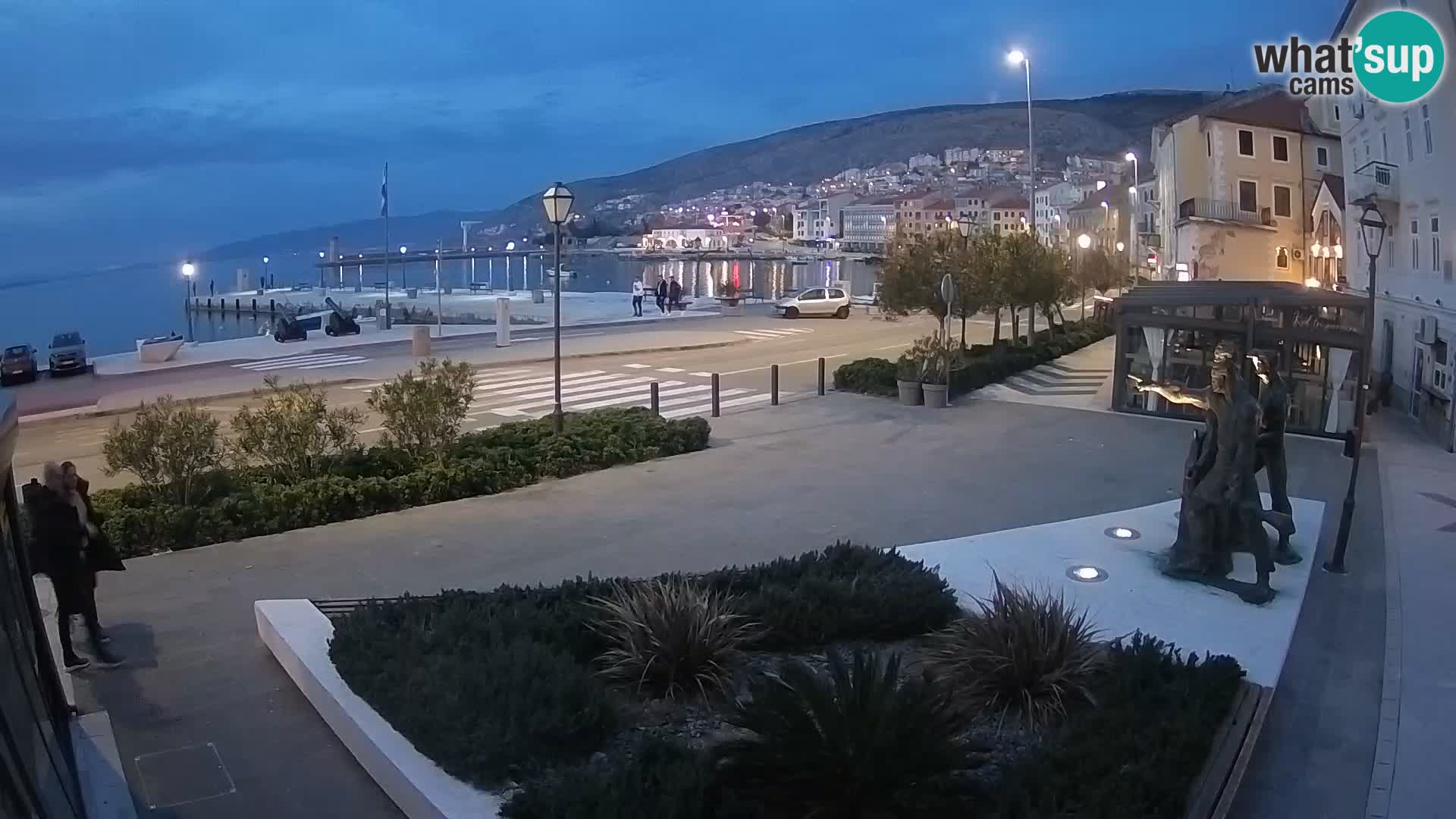 Spletna kamera v živo Senj riva – Hrvaška