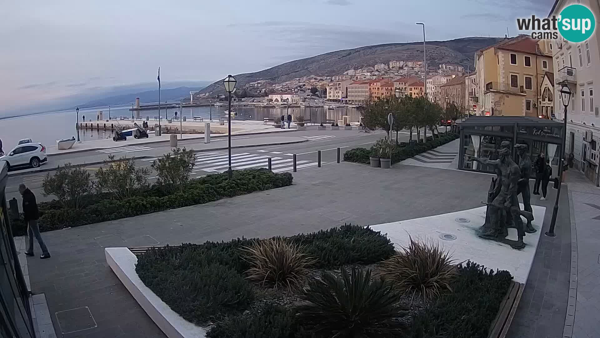 Live webcam Senj riva – seafront – Croatia