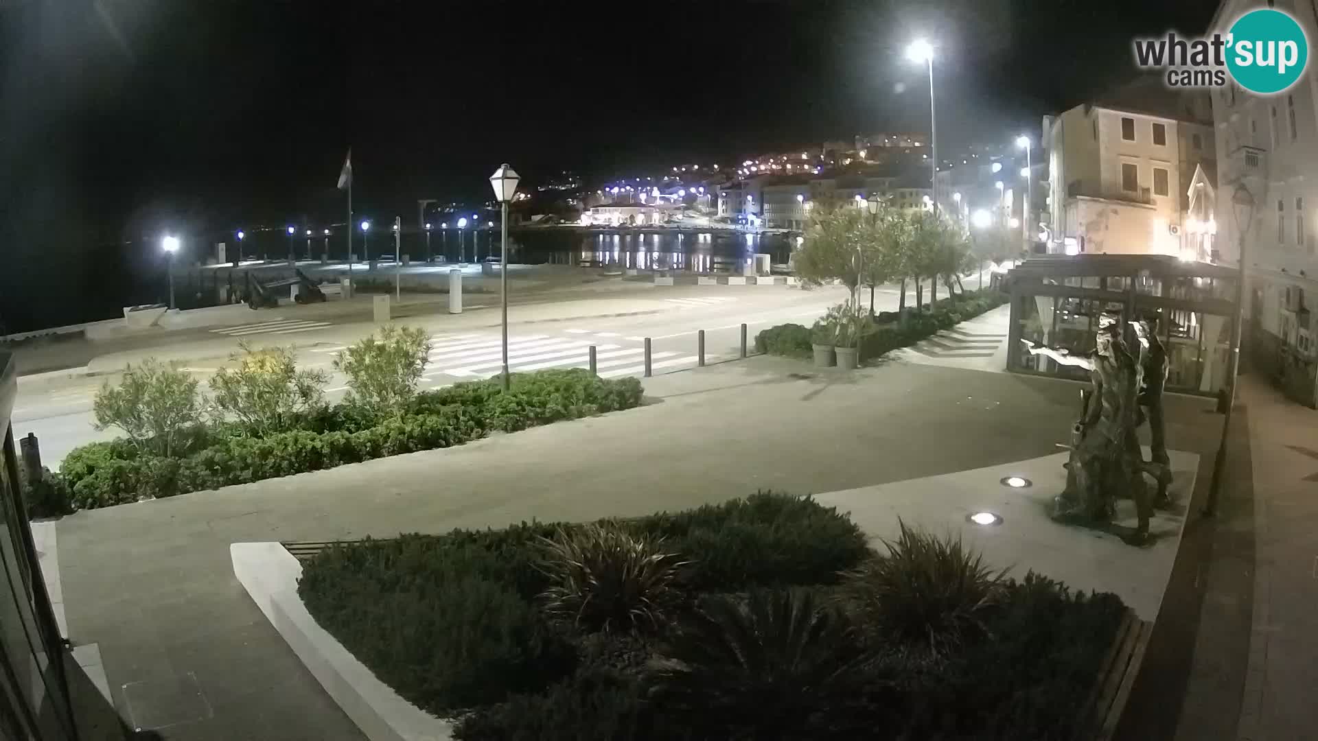 Live webcam Senj riva – fronte mare