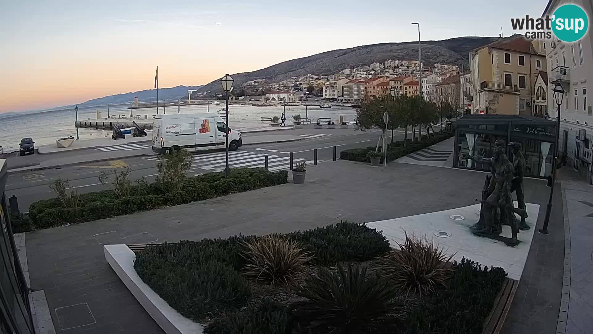 Live webcam Senj riva – seafront – Croatia