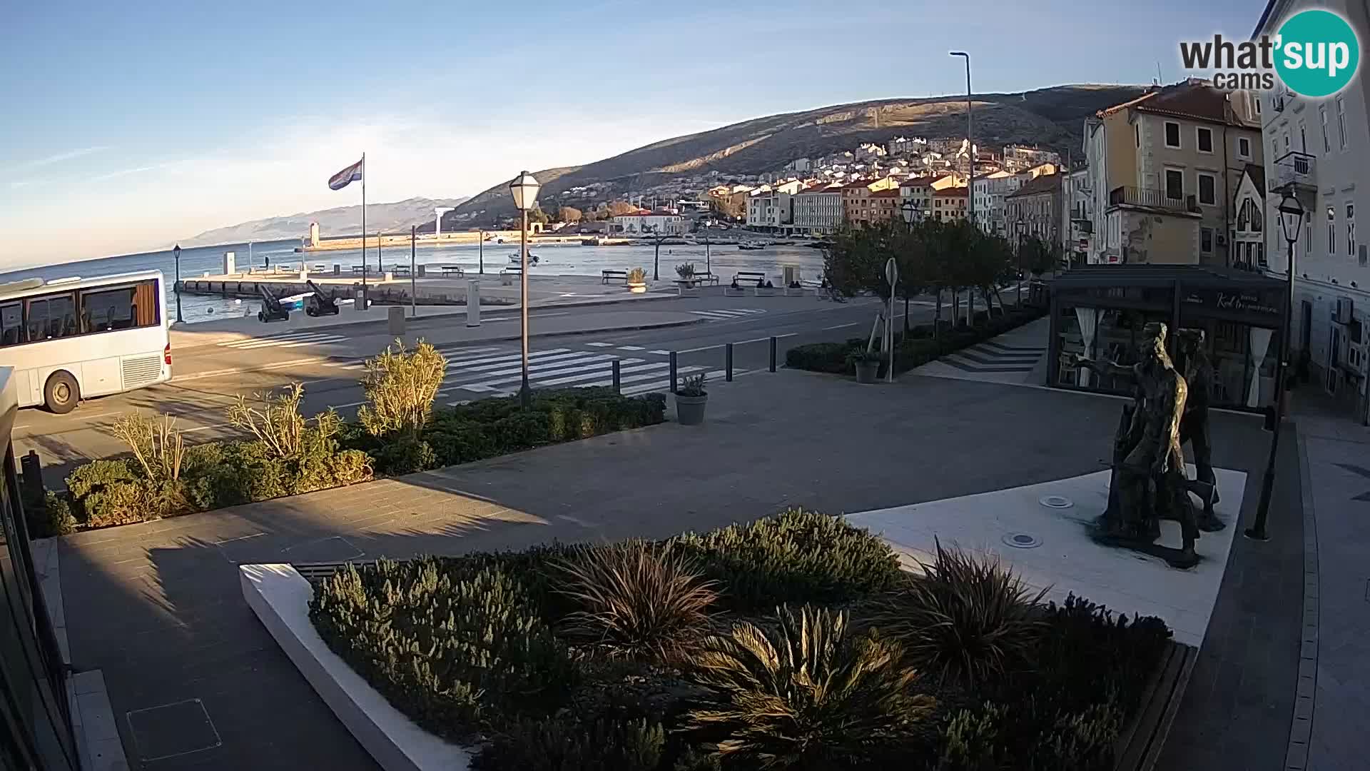 Spletna kamera v živo Senj riva – Hrvaška