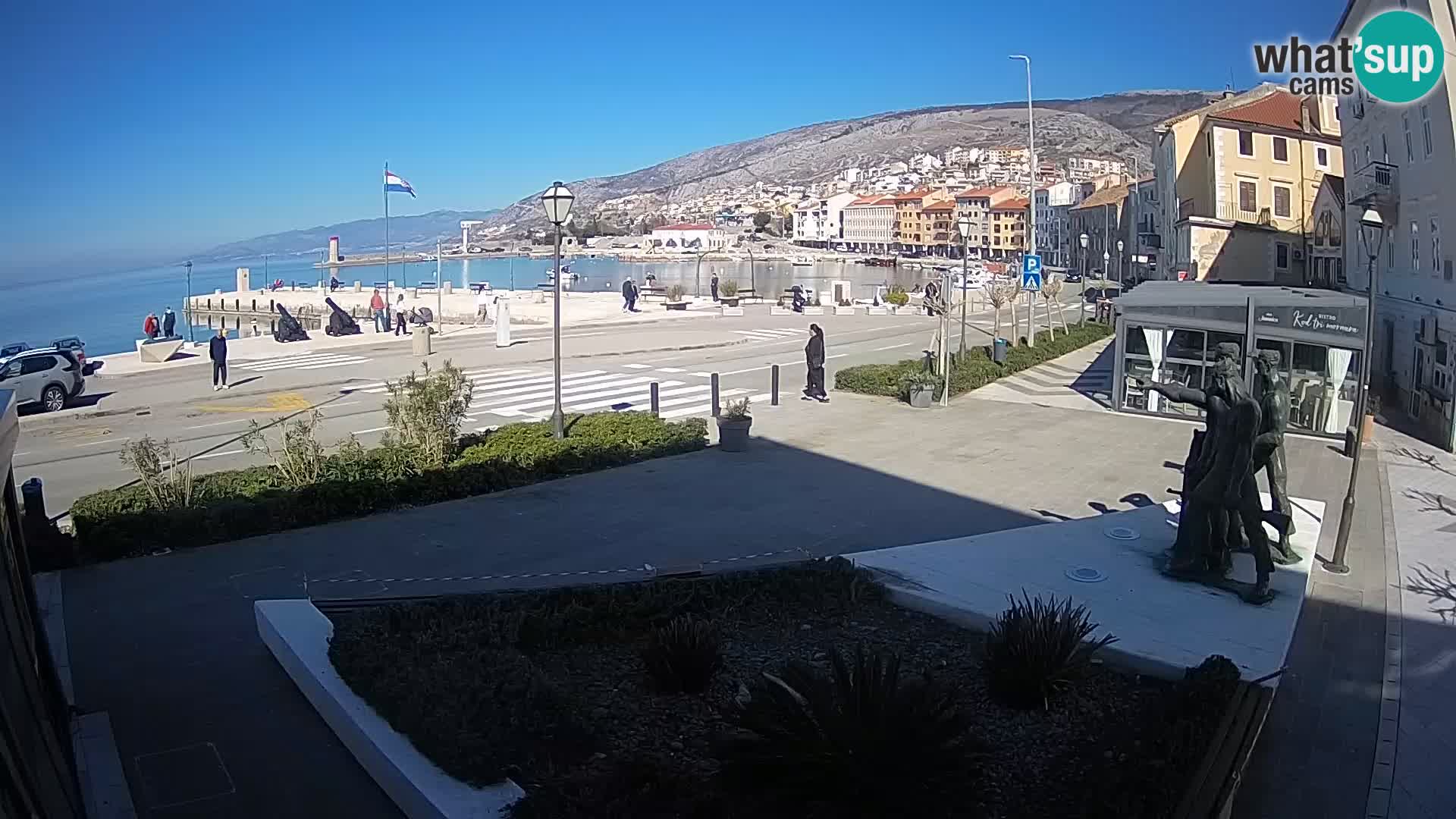 Spletna kamera v živo Senj riva – Hrvaška