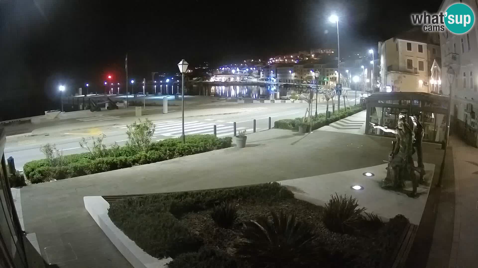 Live webcam Senj riva – fronte mare