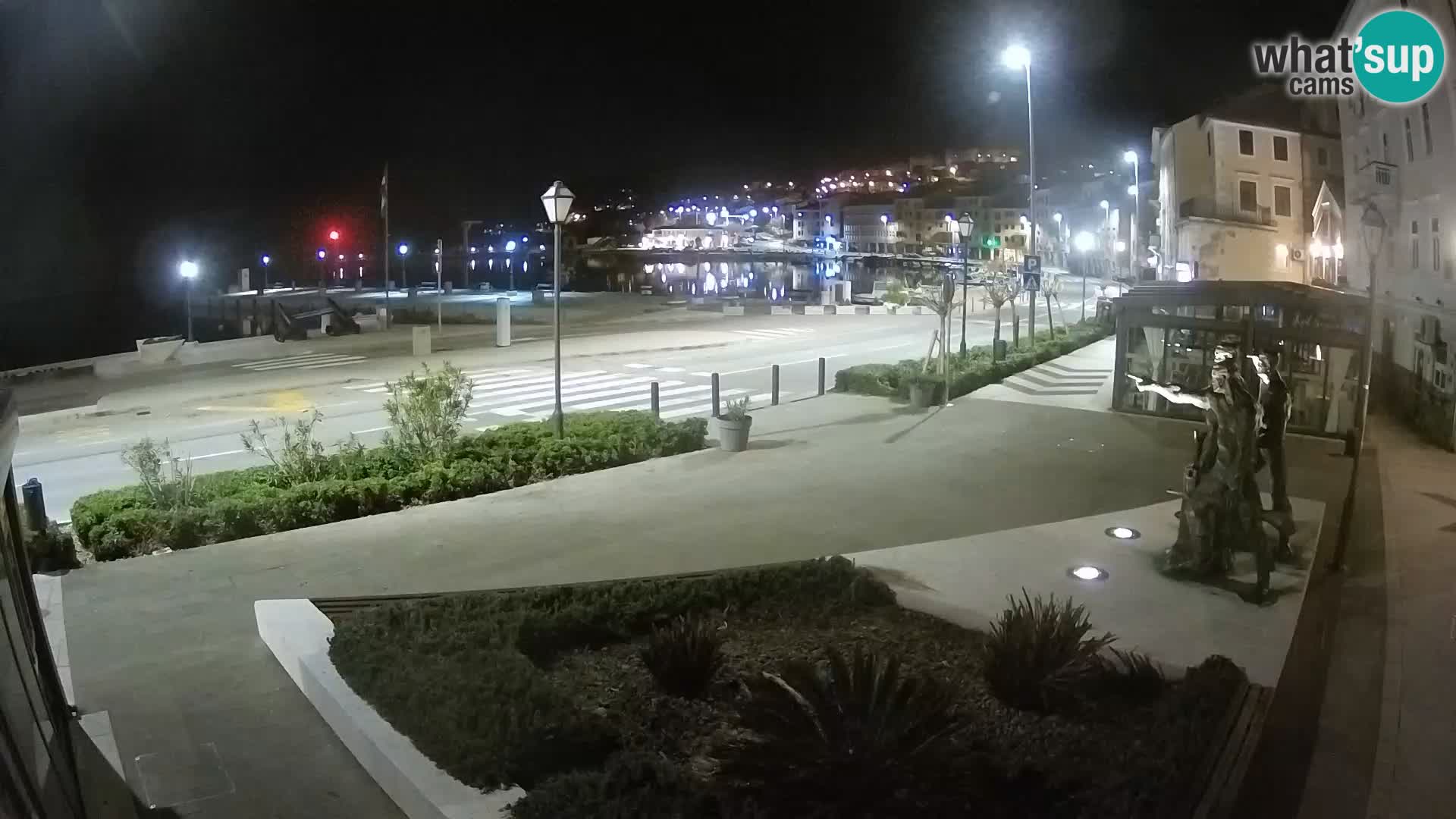 Live webcam Senj riva – seafront – Croatia