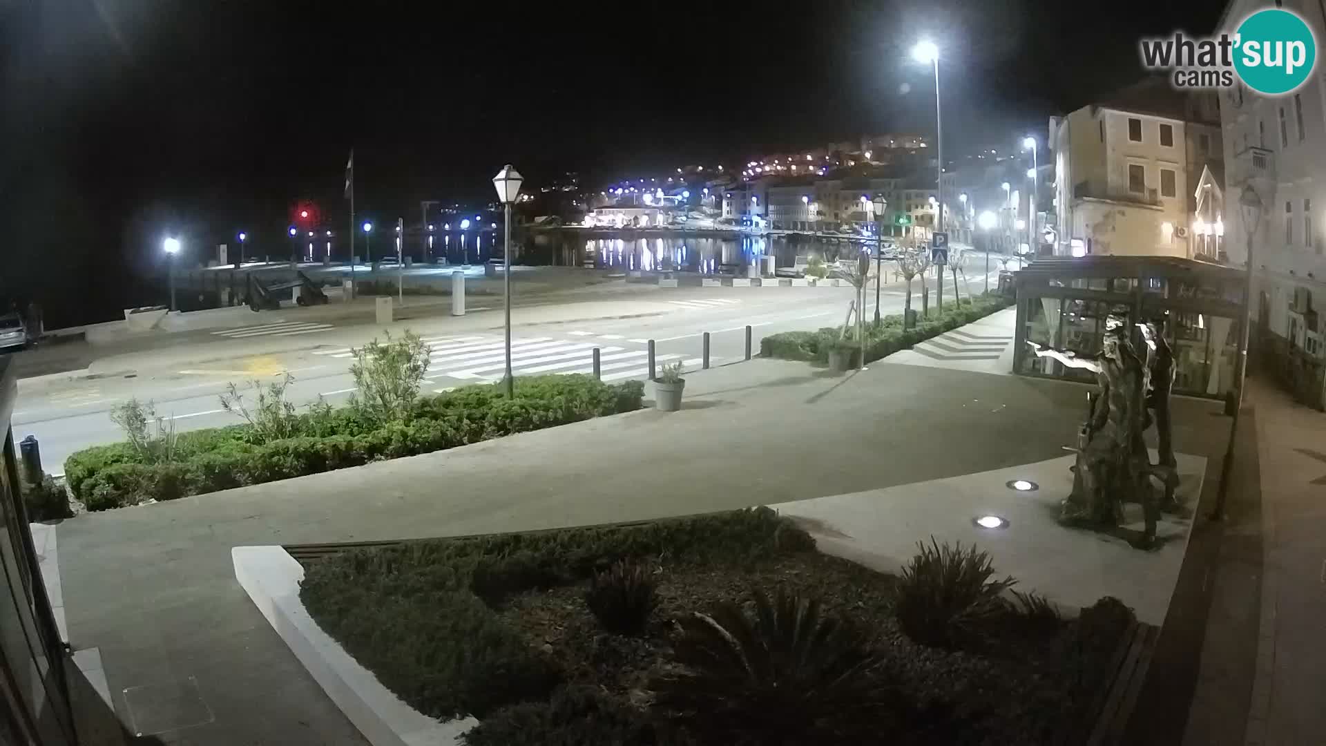 Live webcam Senj riva – seafront – Croatia