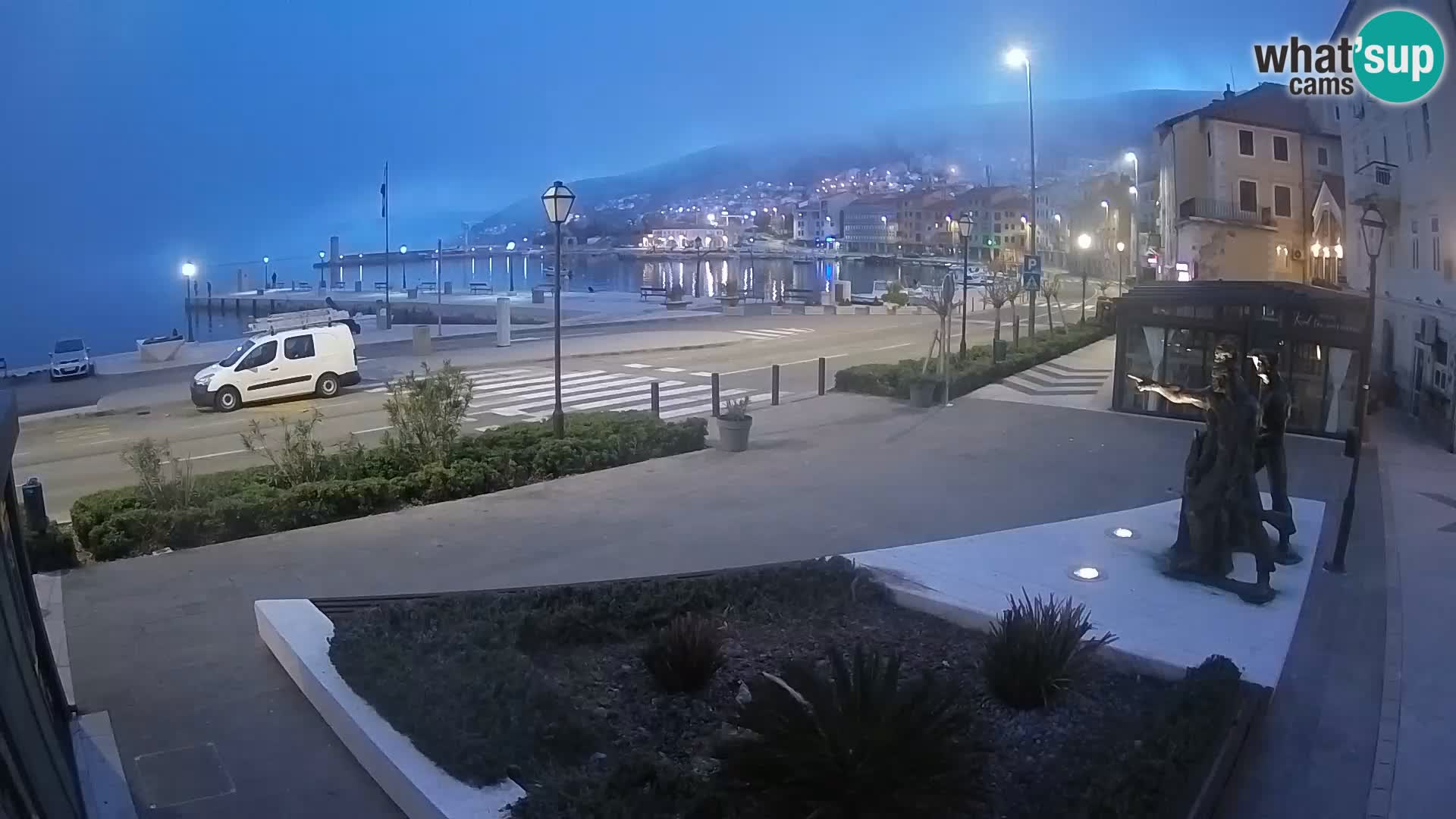 Live-Webcam Senj Riva – direkt am Meer – Kroatien